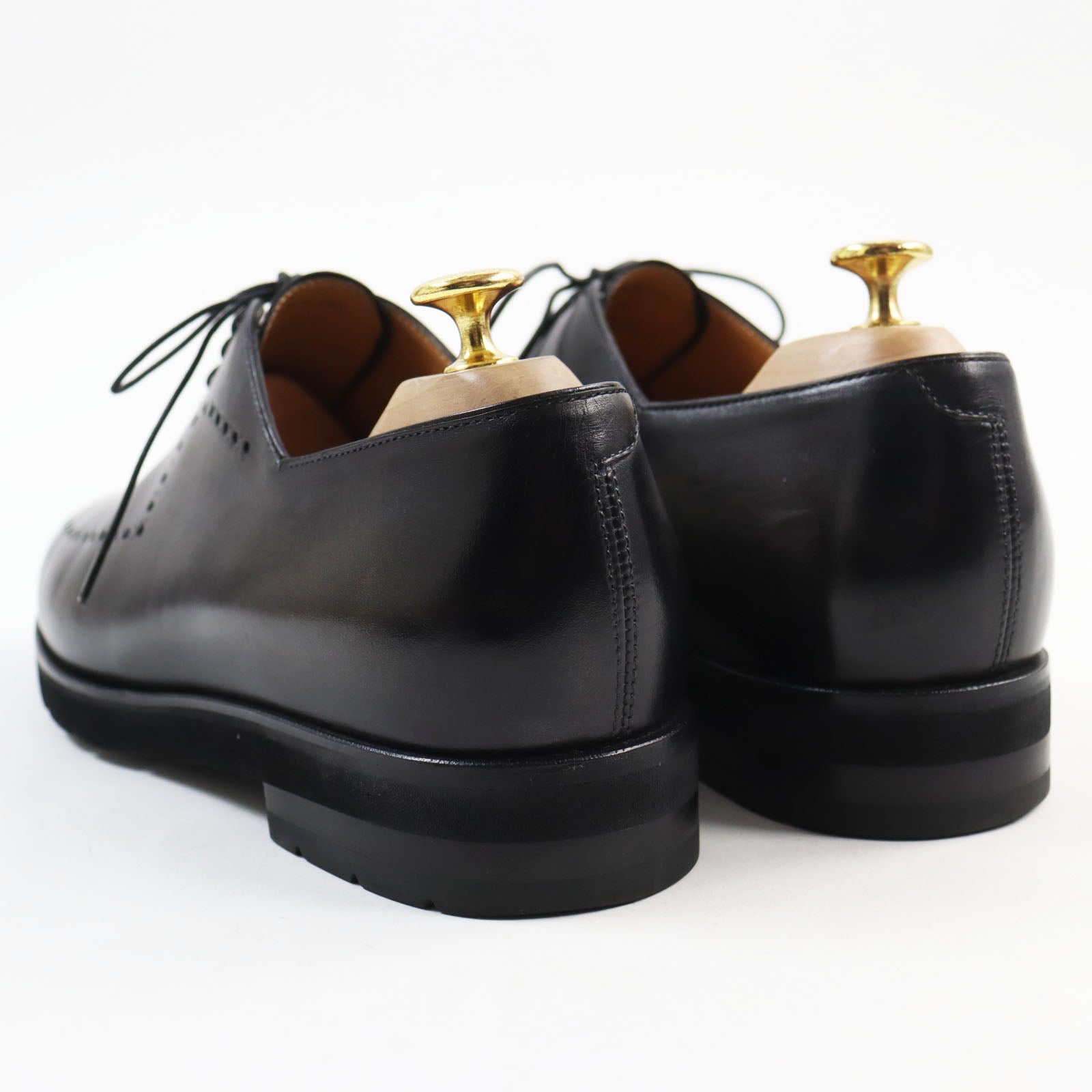 Berluti Leather Oxford Shoes Black 8.5