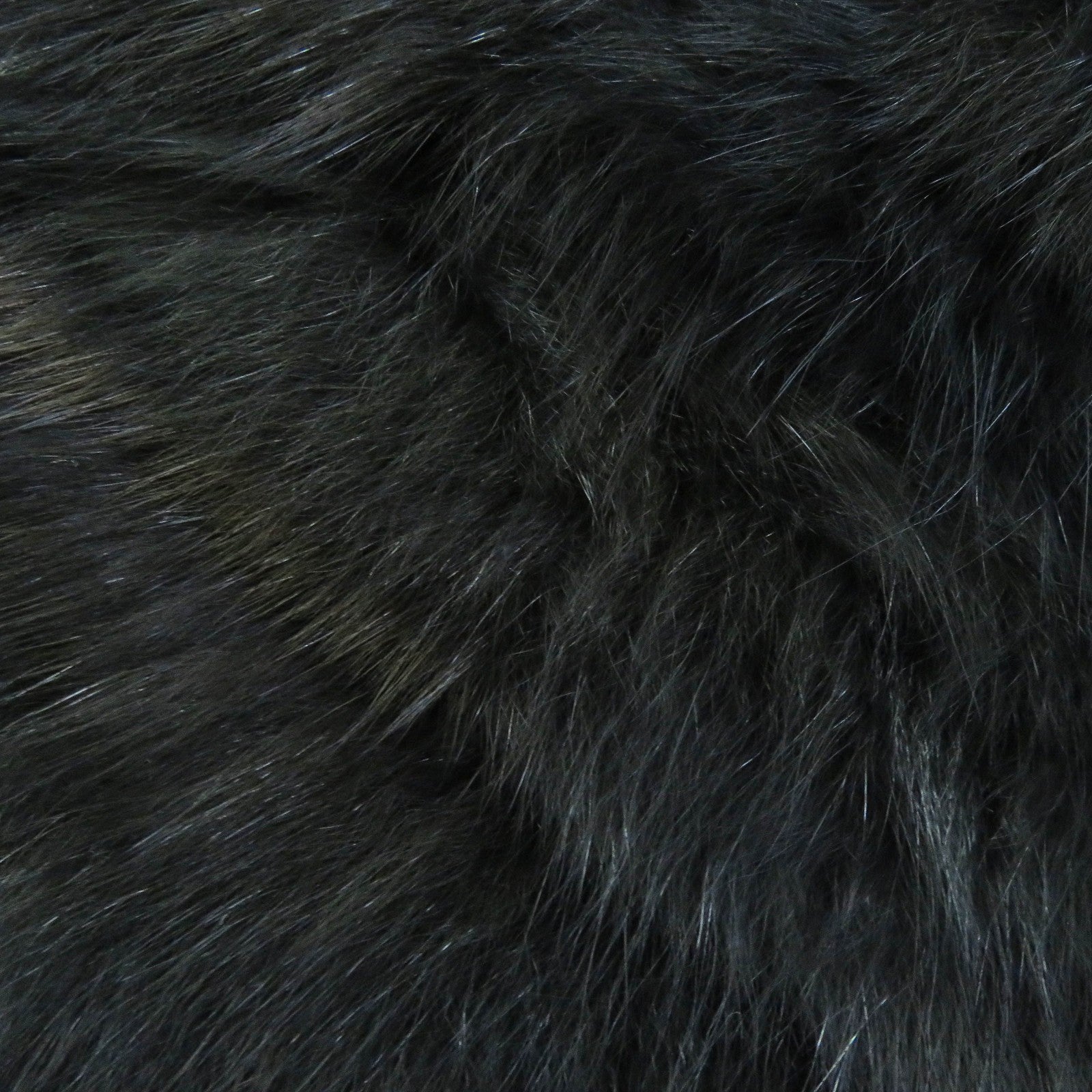 Fendi Fox Fur Muffler Shawl Black Brown