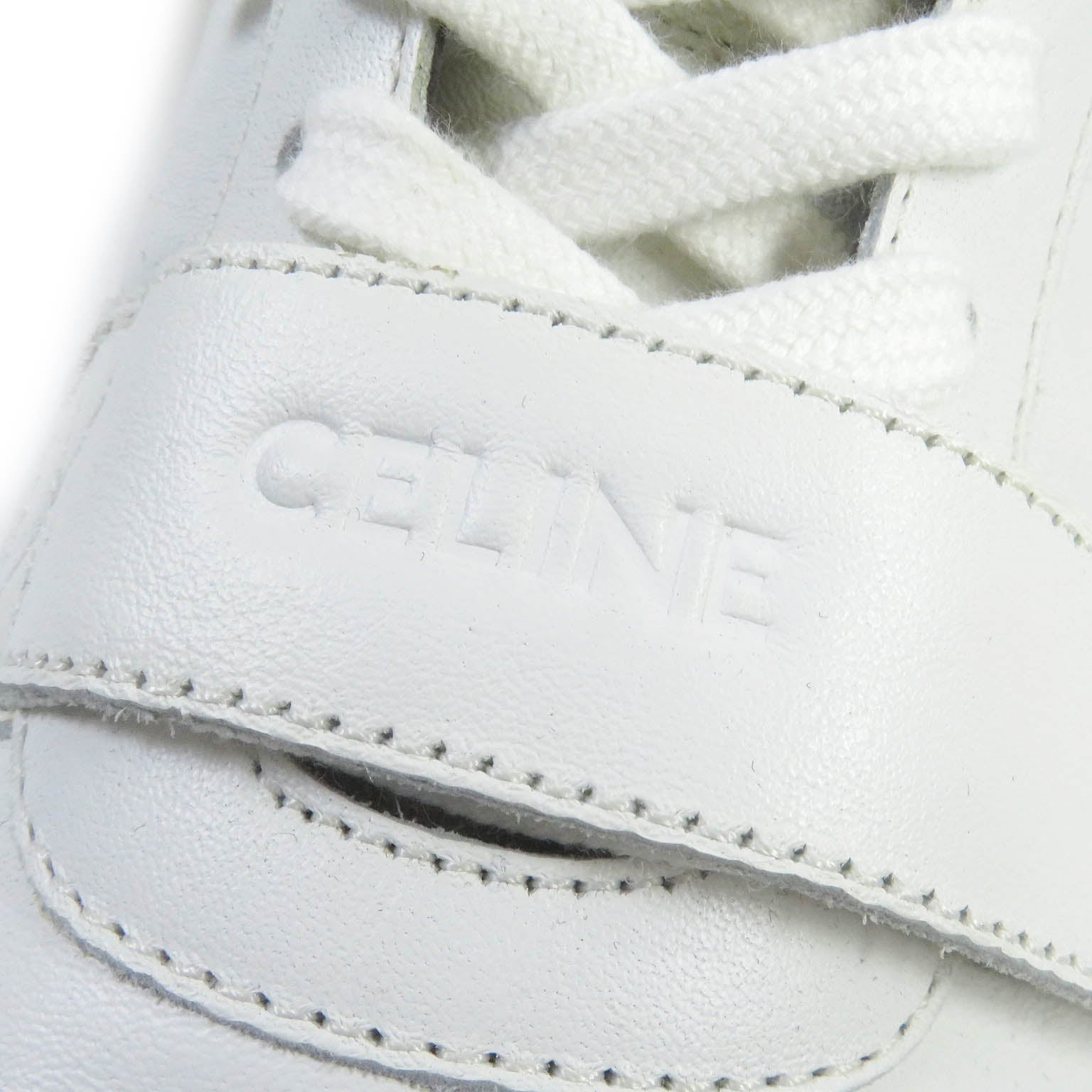 Celine CT-02 Leather Velcro Mid Sneakers