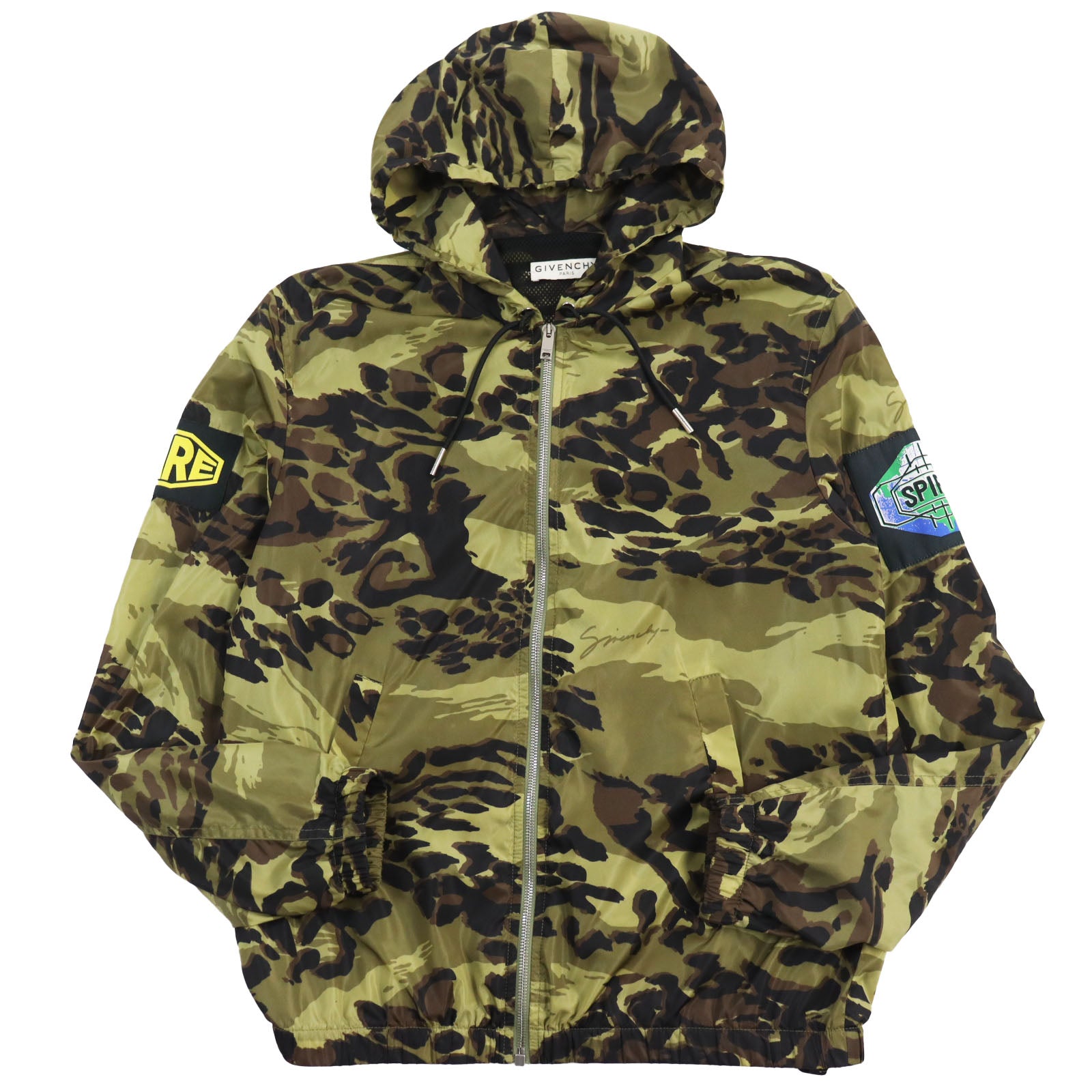 Givenchy Camouflage Hooded Jacket Nylon