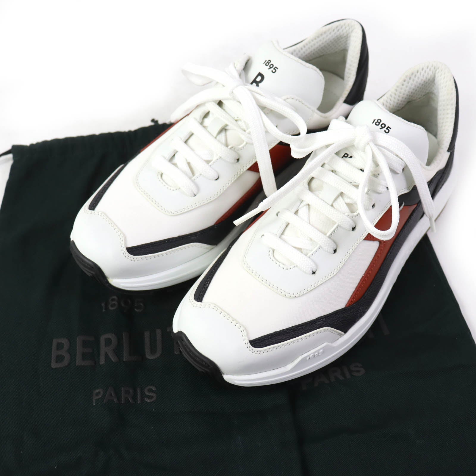 Berluti Calligraphy Leather Sneakers