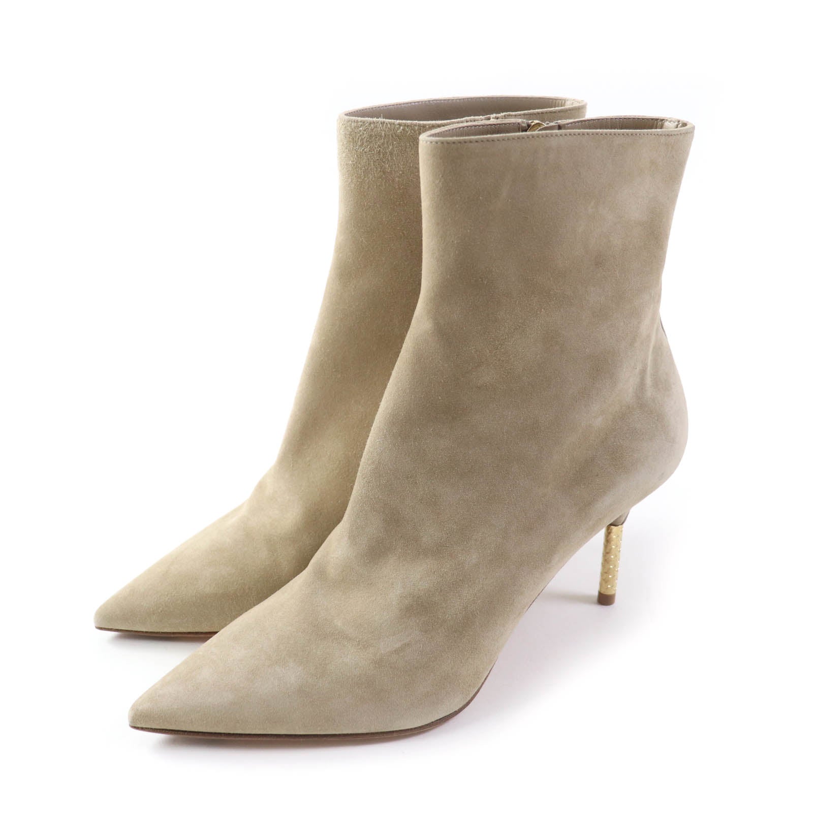 Louis Vuitton Monogram Suede Short Boots 38