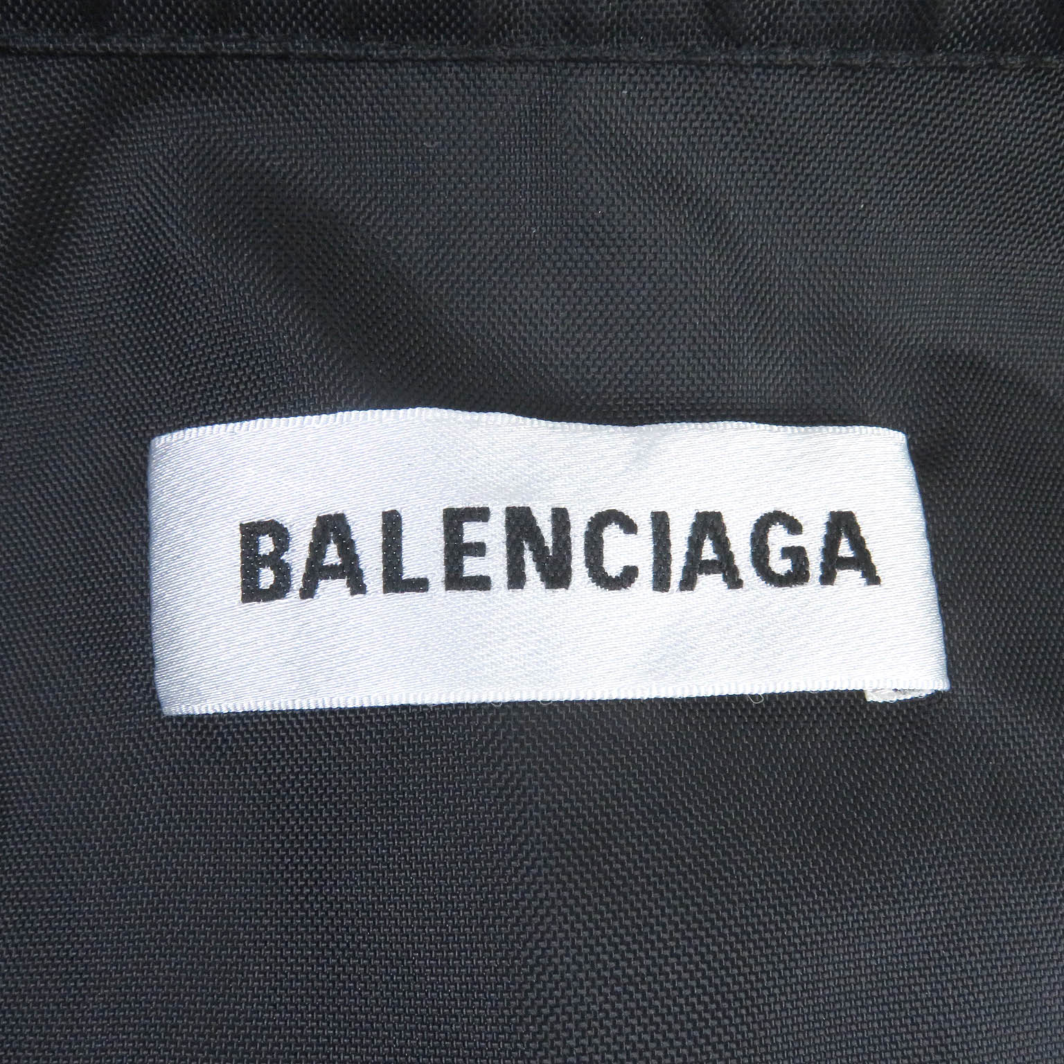 Balenciaga Logo Print Oversized Poplin Shirt