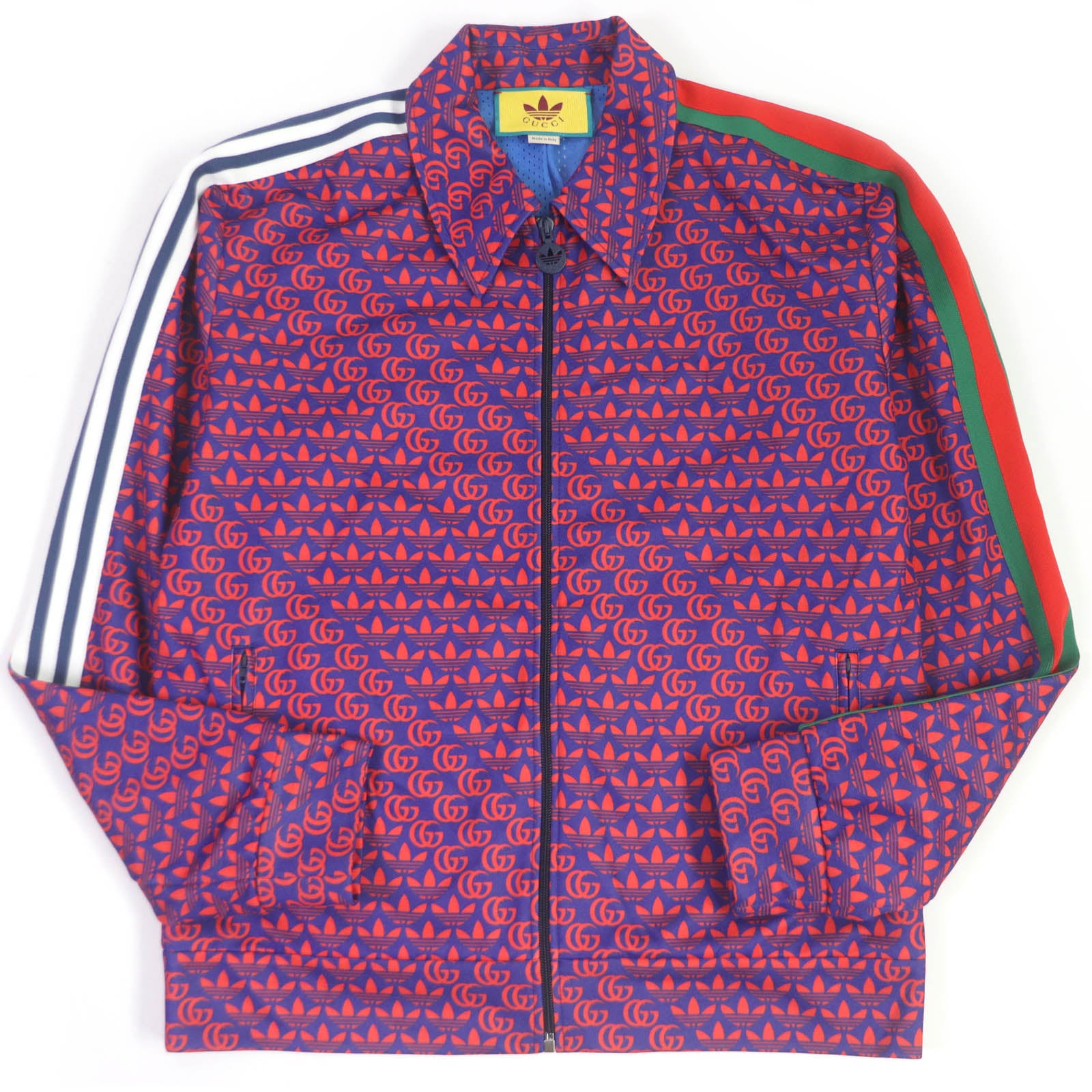 Gucci Double G Trefoil Jersey Track Jacket L