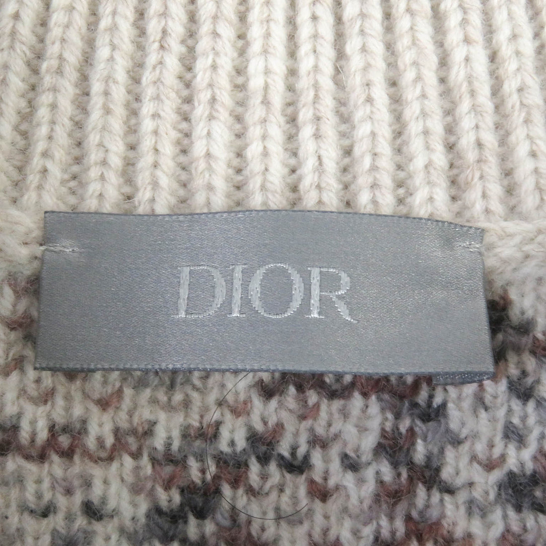 Dior Wool Oblique Print Crew Neck Sweater S