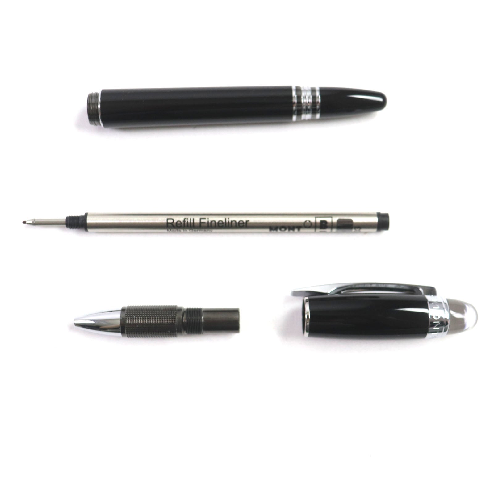 Montblanc StarWalker Ballpoint Pen Black Silver