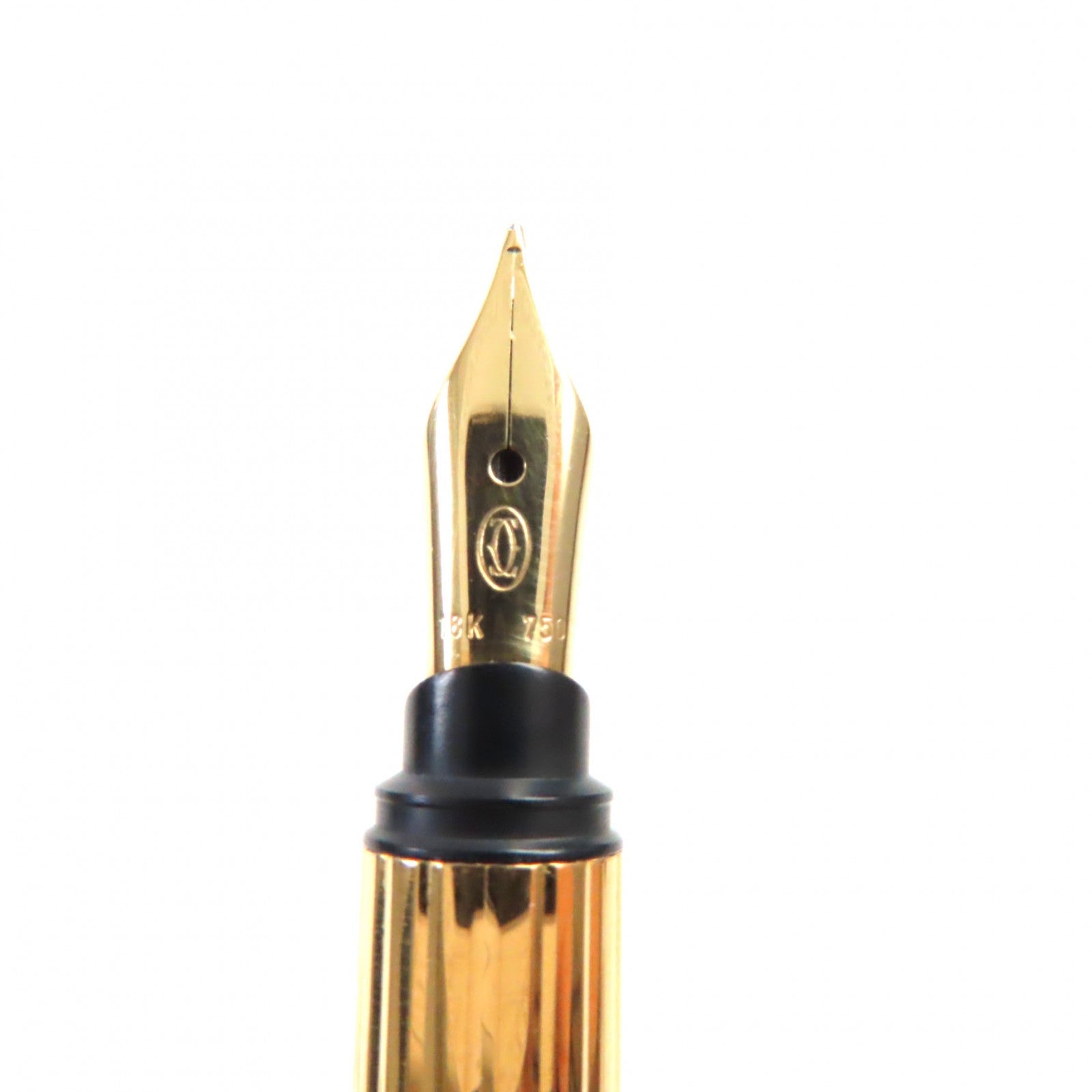 Cartier Trinity Fountain Pen 18K Gold M Nib