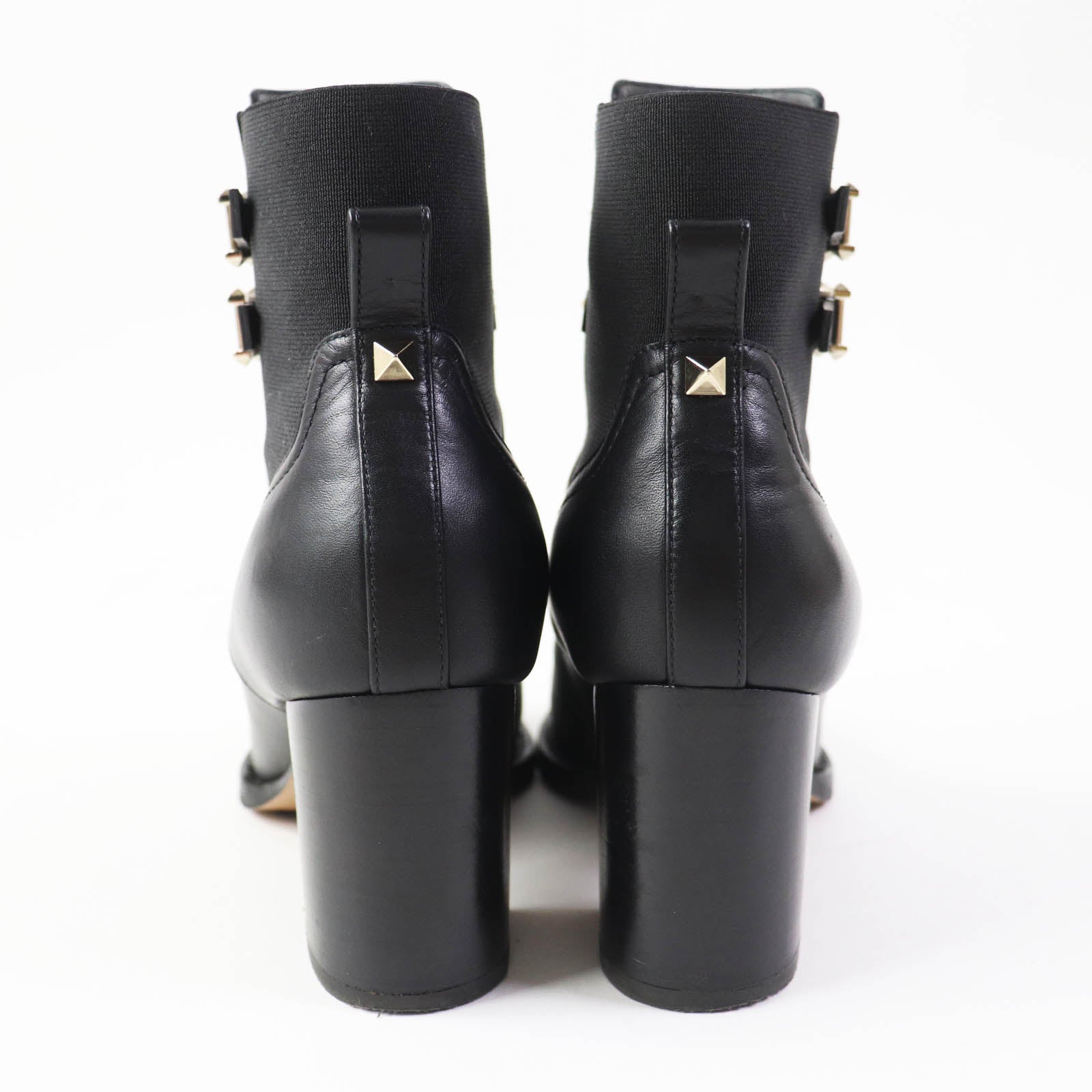 Valentino Rockstud Leather Short Boots Women