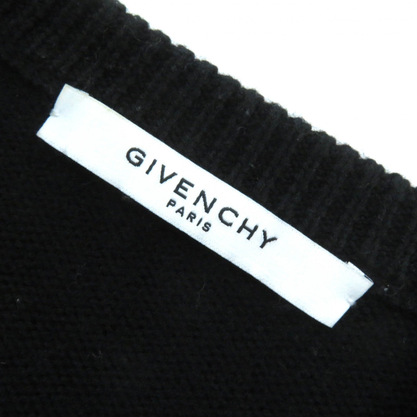 Givenchy Wool Sweatshirt Sweater Black Red S