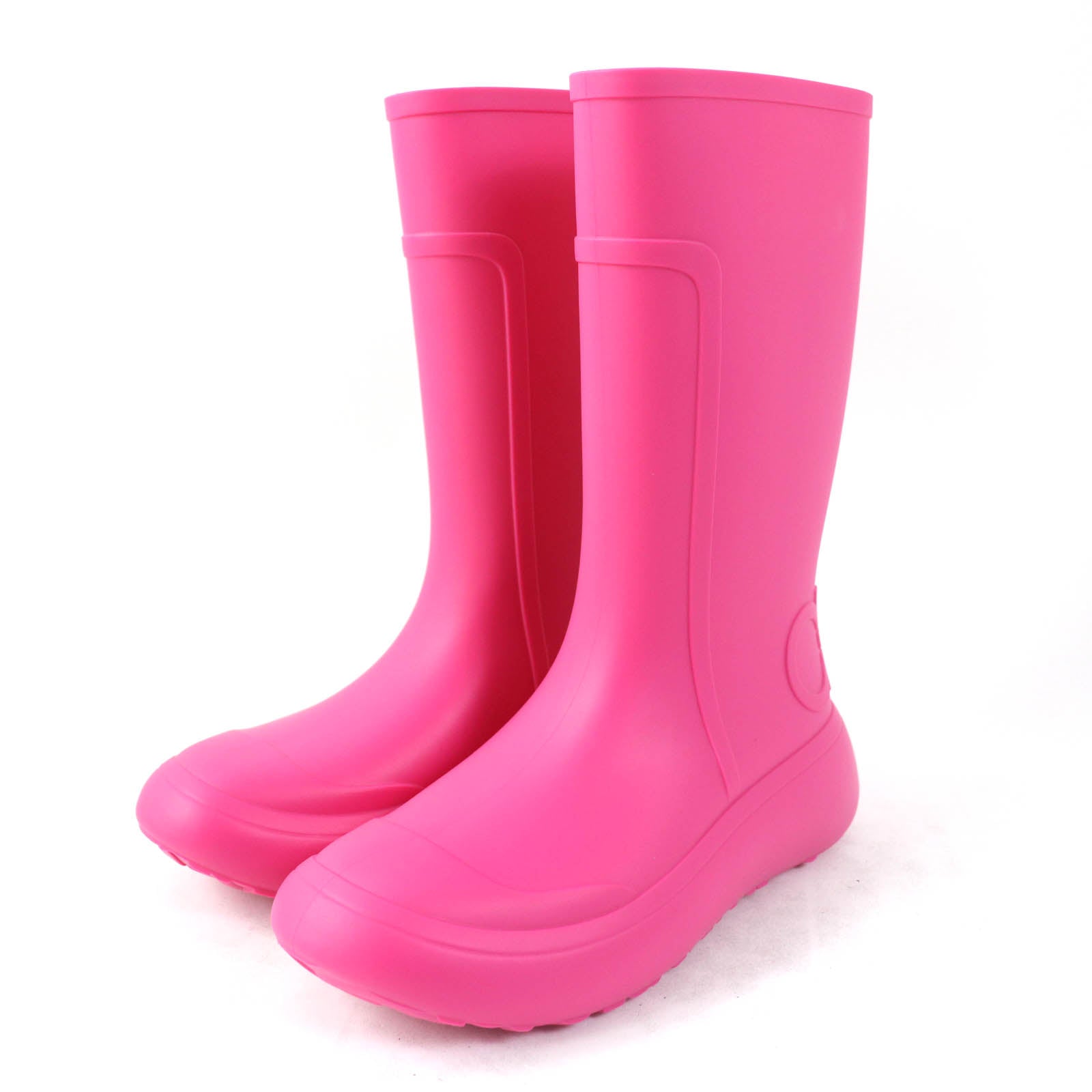 Salvatore Ferragamo Gancini Rubber Boots Pink