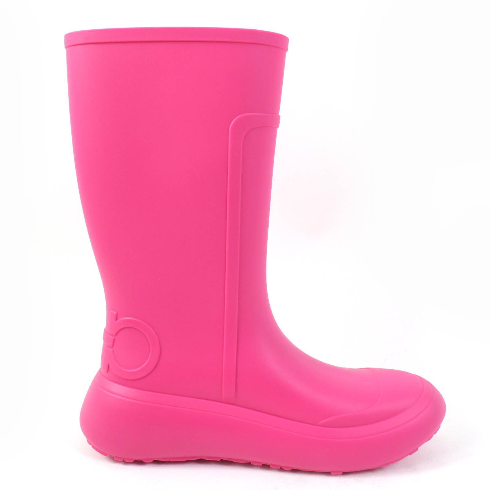 Salvatore Ferragamo Gancini Rubber Boots Pink