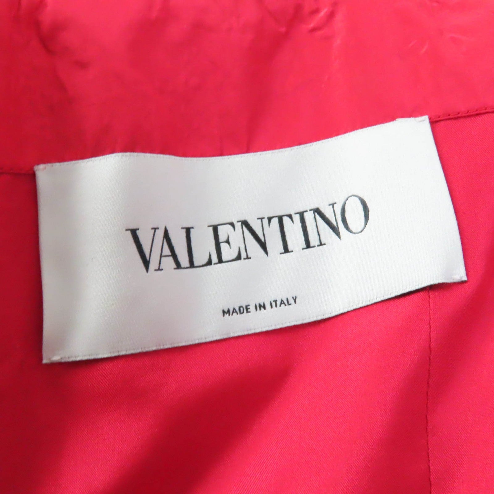 Valentino Silk Off-Shoulder A-Line Dress Red