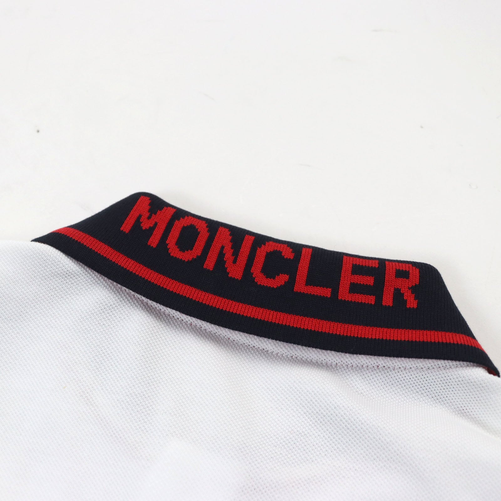 Moncler Cotton Polo Shirt White S