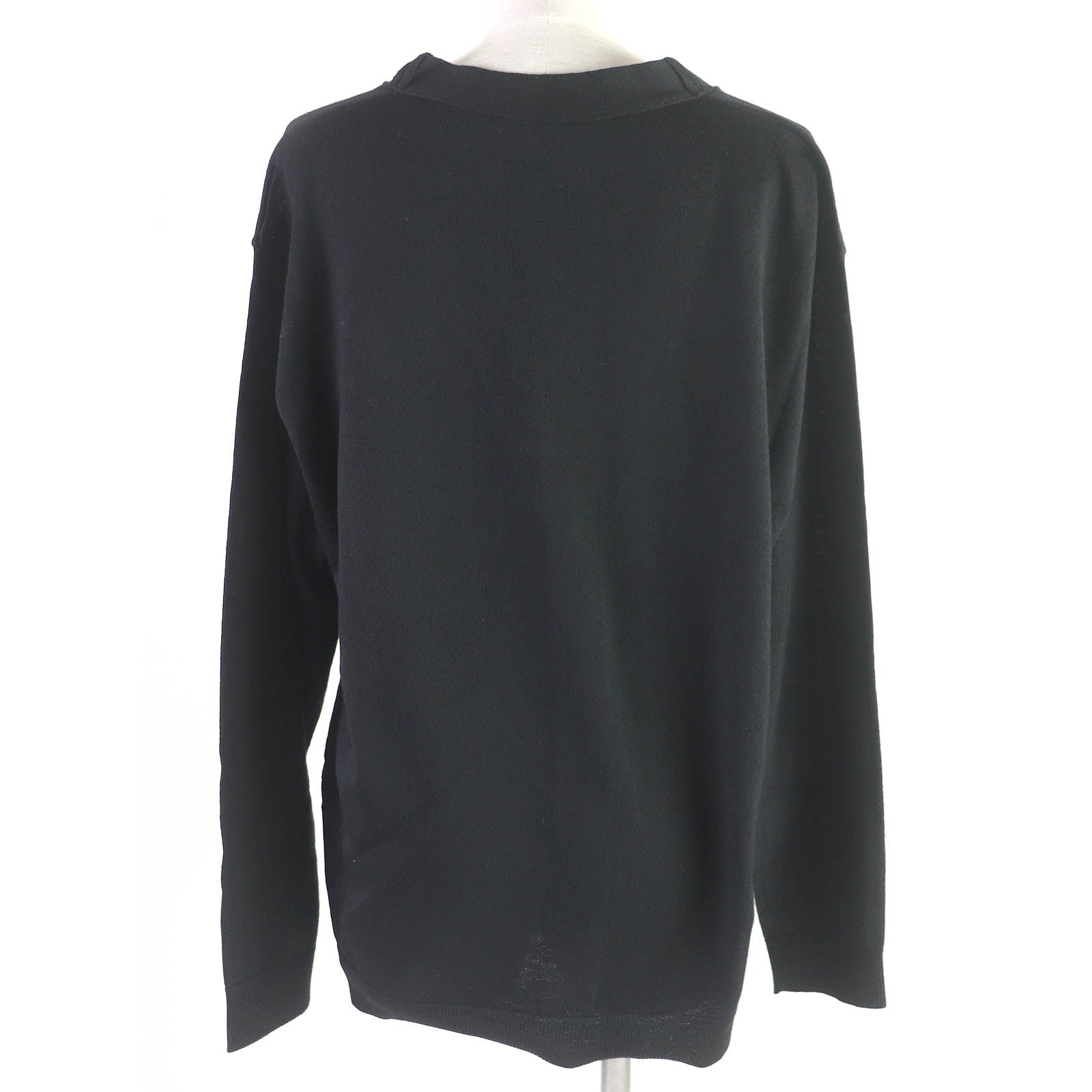 Loewe Wool Anagram Logo Knit Cardigan Black M