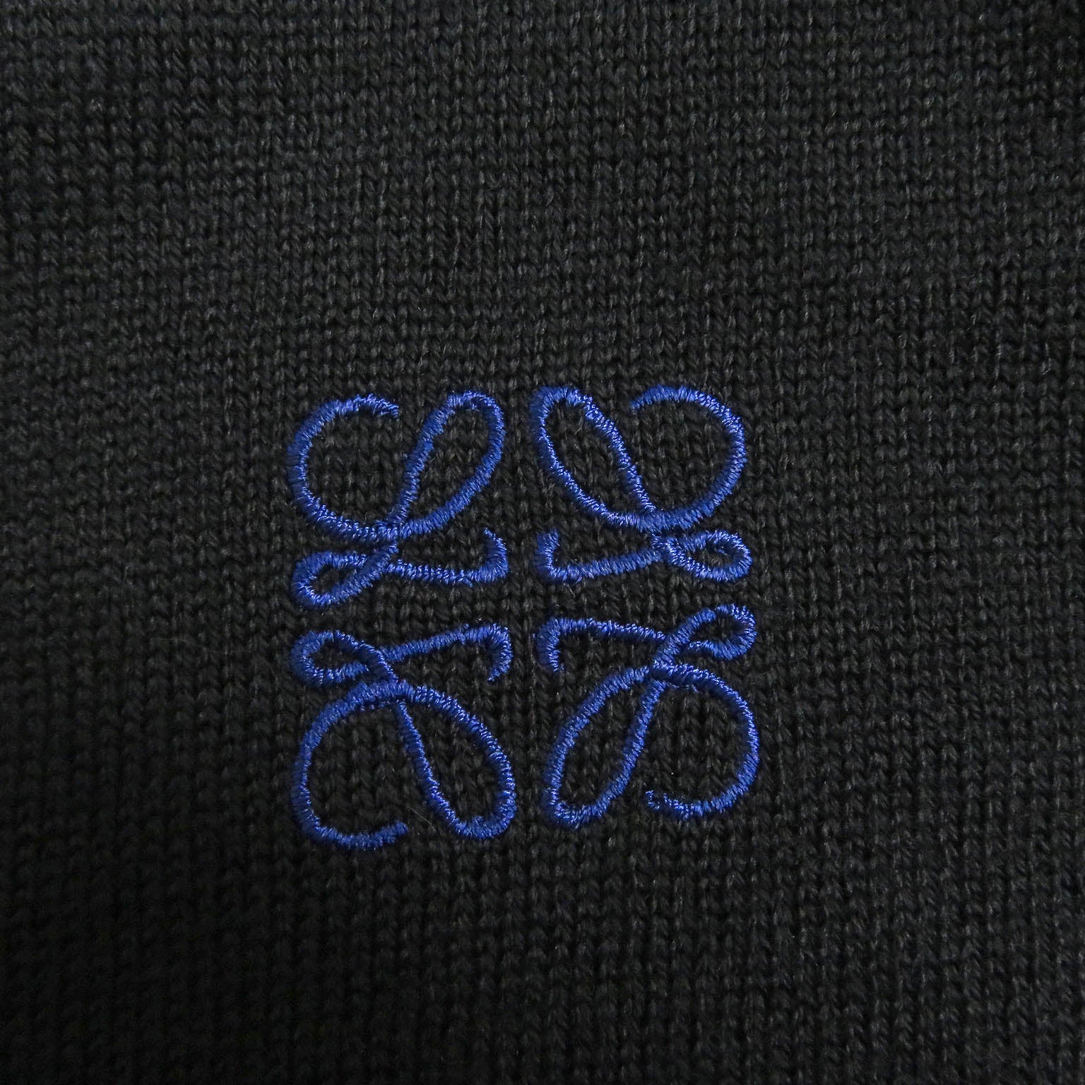 Loewe Wool Anagram Logo Knit Cardigan Black M