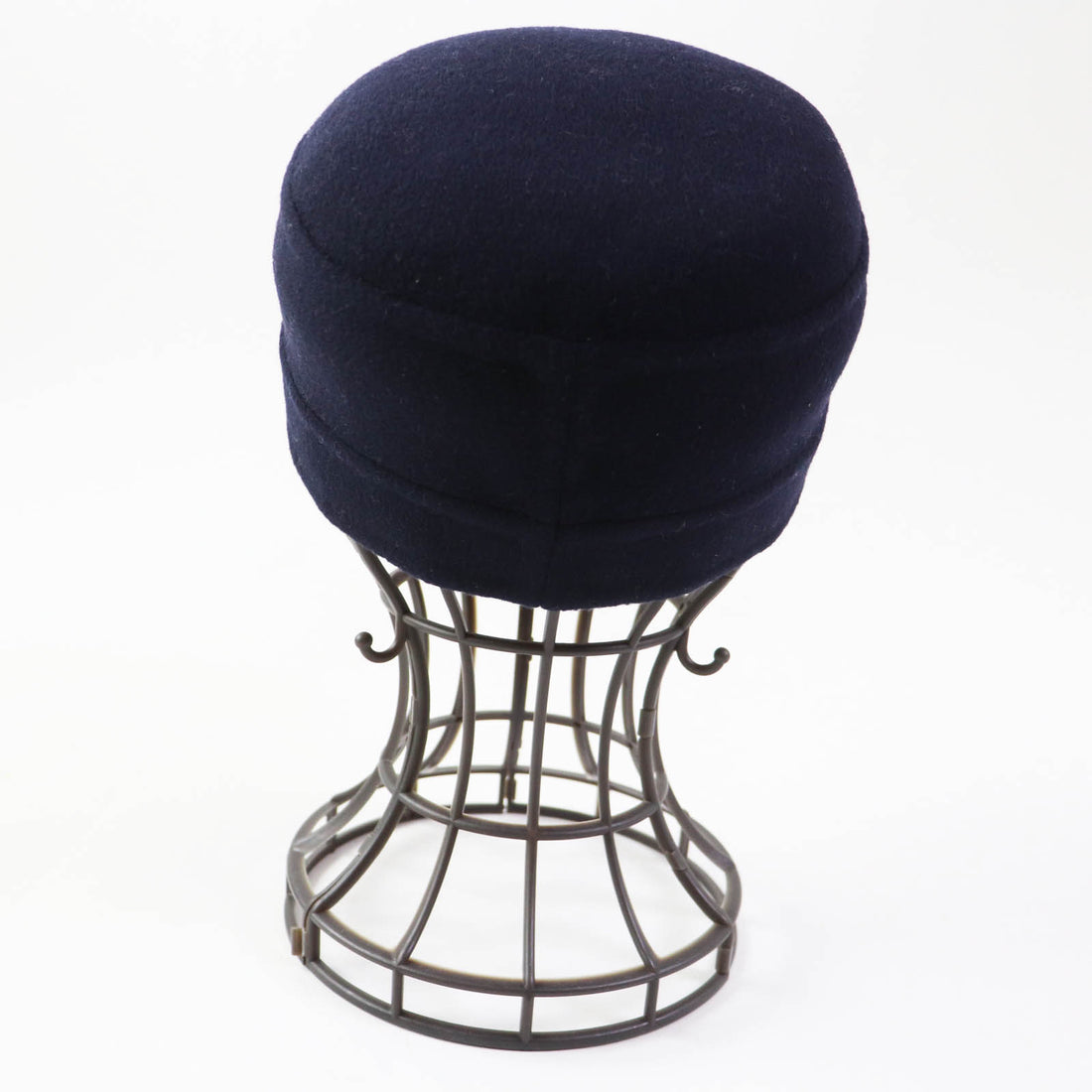 Dior Wool Silk Oblique Cap Dark Navy Women