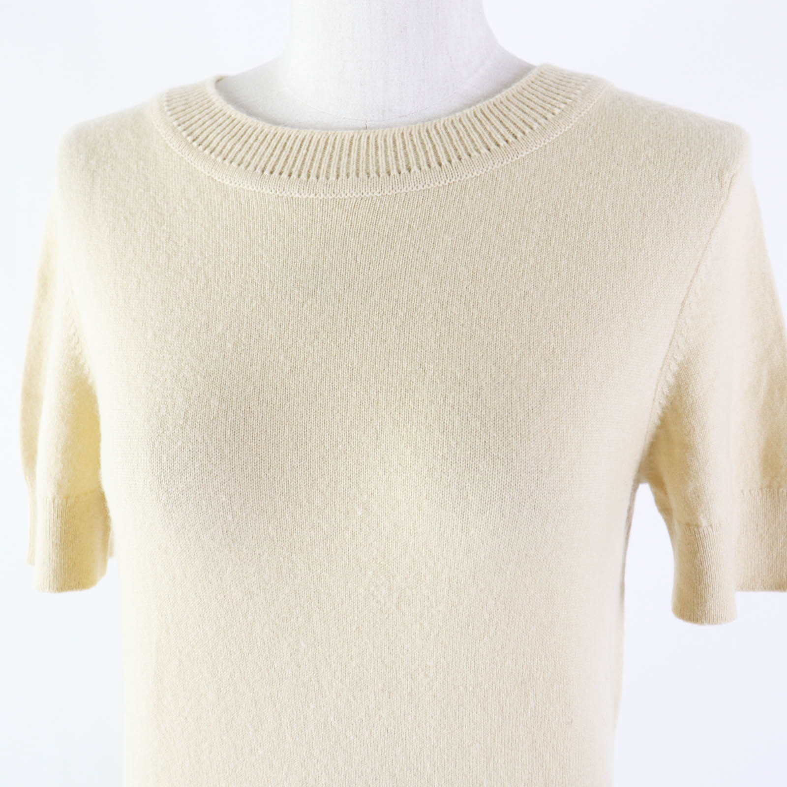 Hermes Cashmere Short Sleeve Knit Top Women