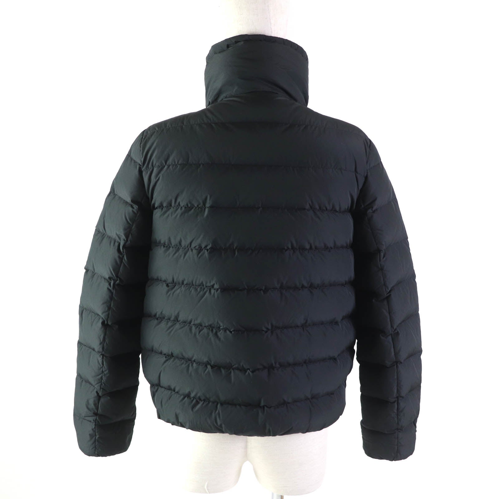 Moncler VITIS Nylon Down Jacket Black Women