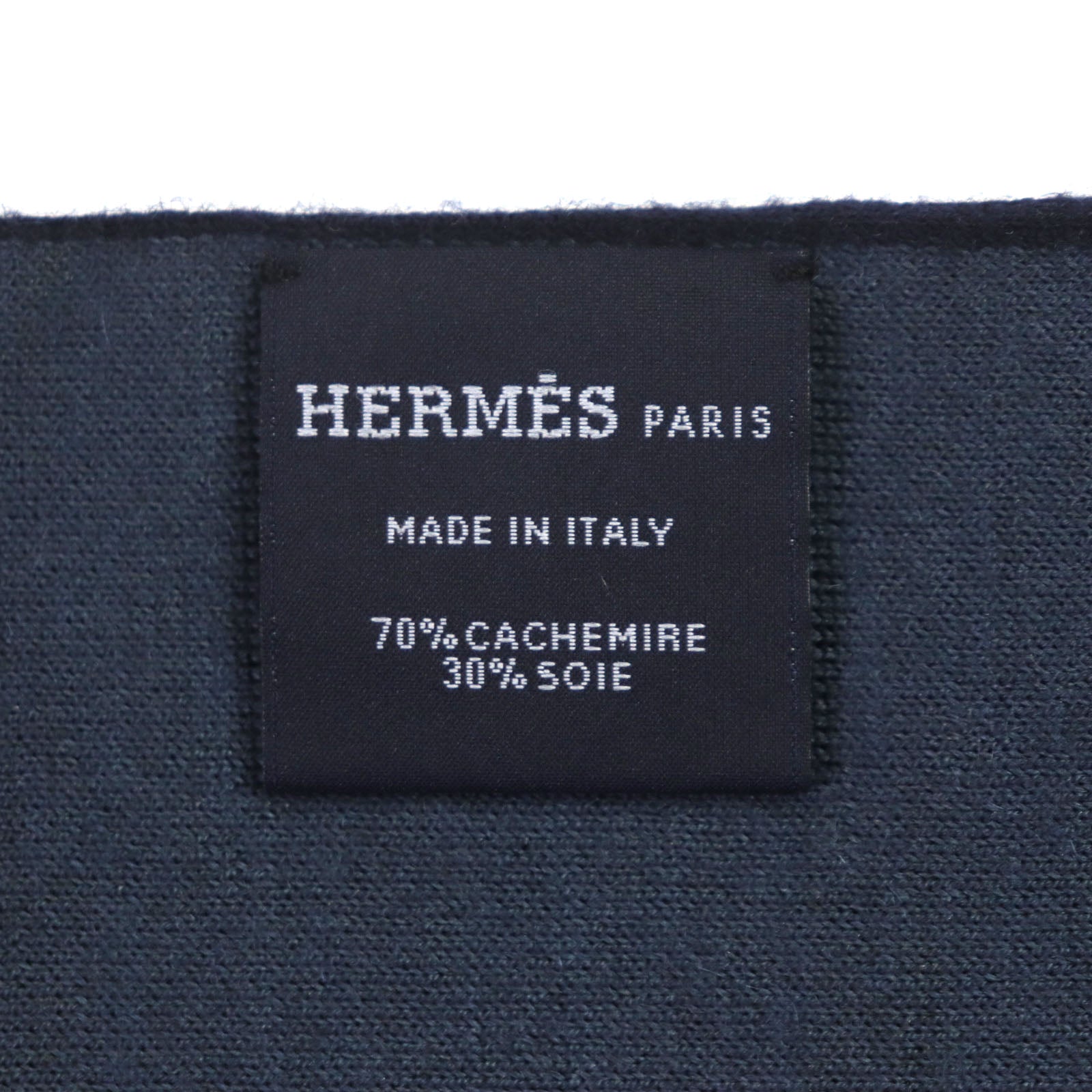 HERMES Alle Retour Cashmere Silk Reversible Scarf