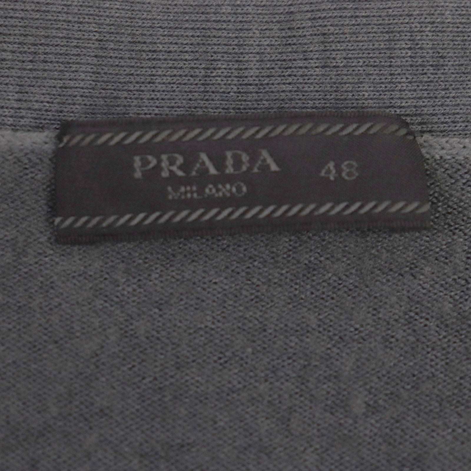 Prada Wool V-Neck Knit Cardigan Mens