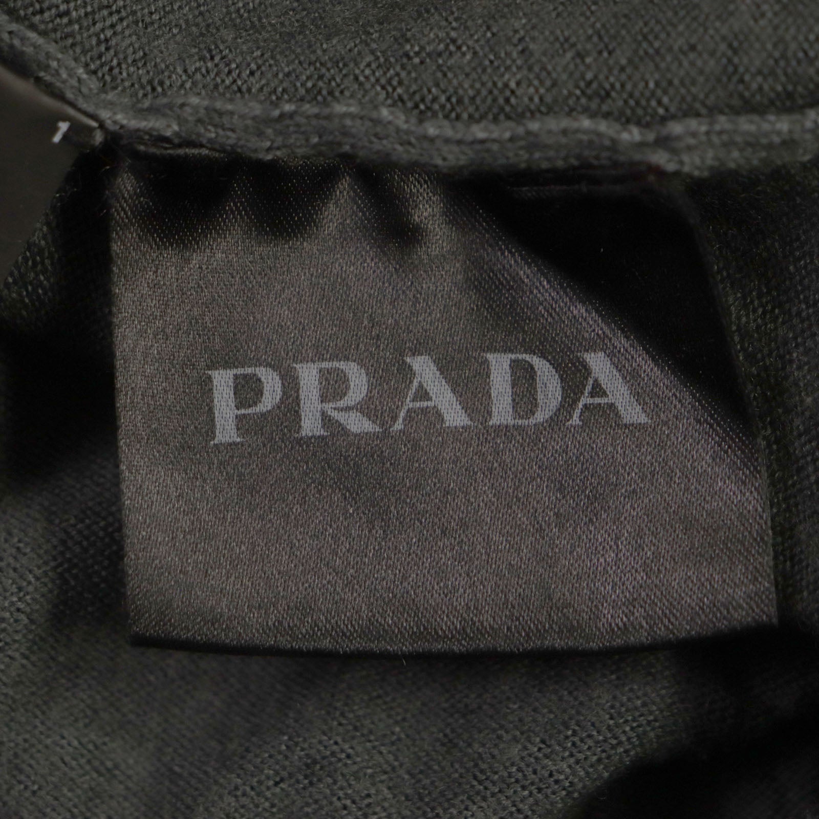 Prada Wool V-Neck Knit Cardigan Mens