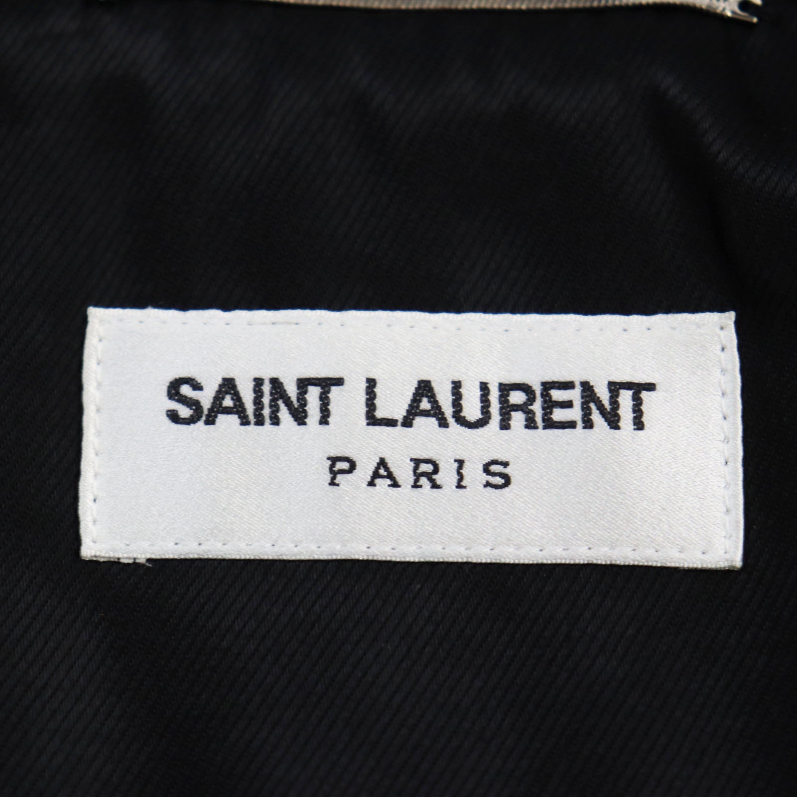 Saint Laurent Lamb Leather Motorcycle Jacket Black