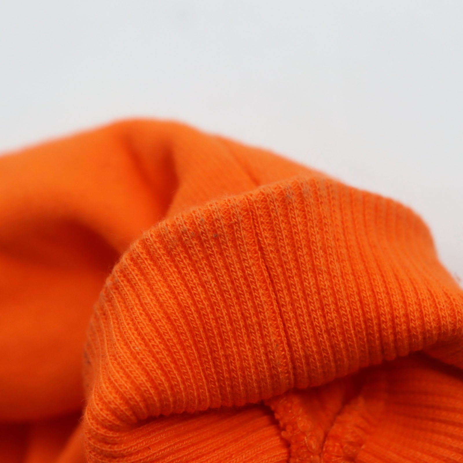 Celine Cotton Loose Hoodie Sweatshirt Orange M