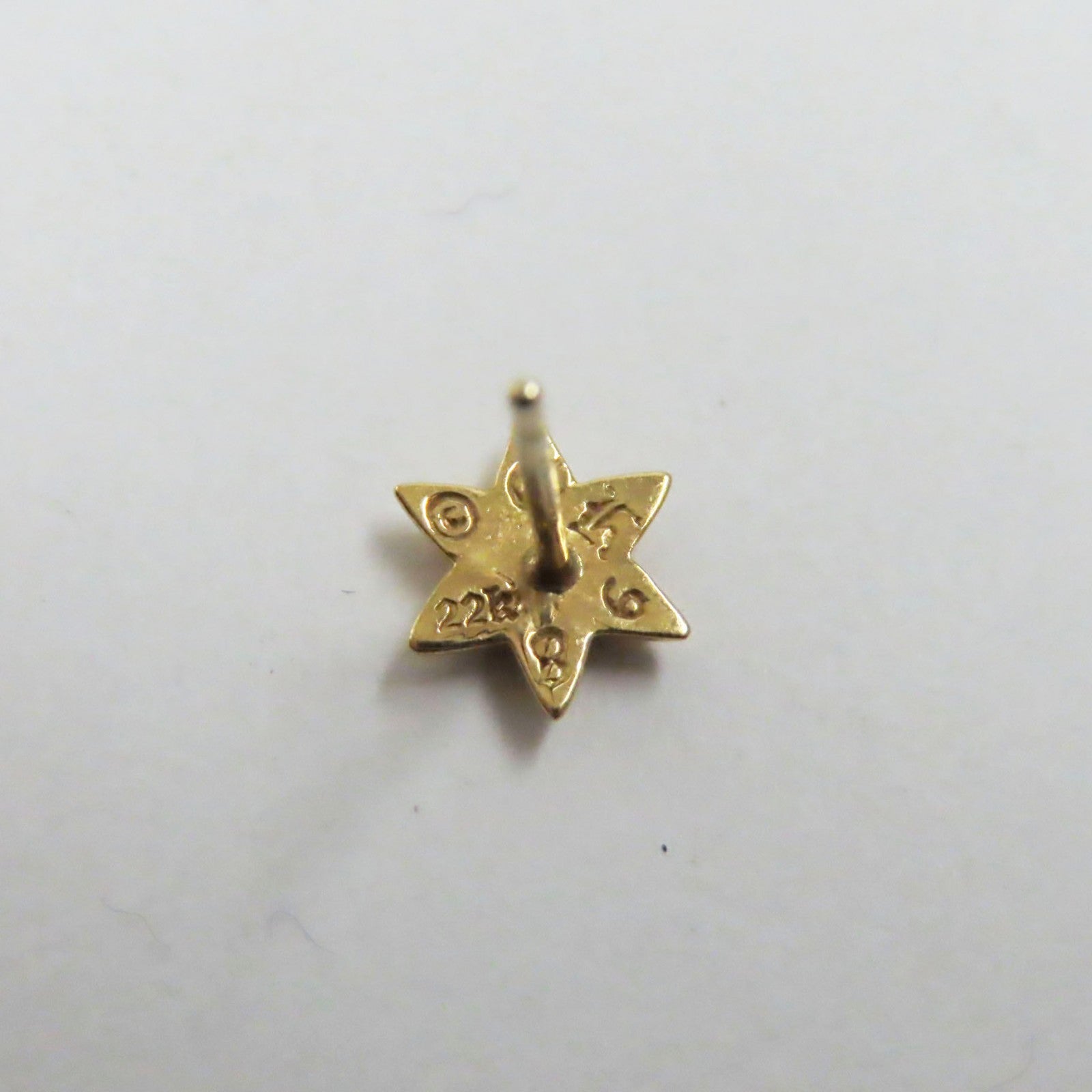 CHROME HEARTS K22 K14 Star Stud Earrings