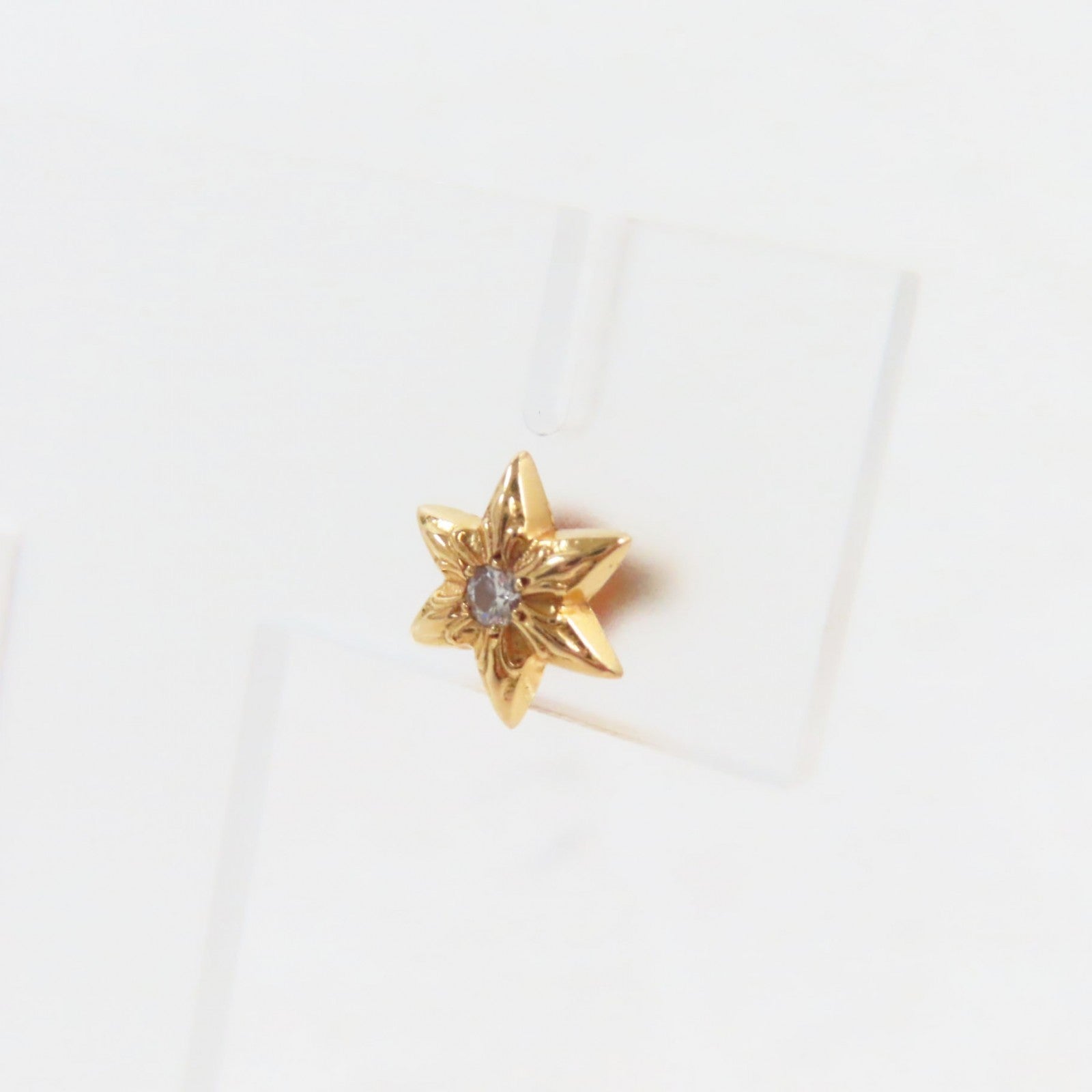 CHROME HEARTS K22 K14 Star Stud Earrings