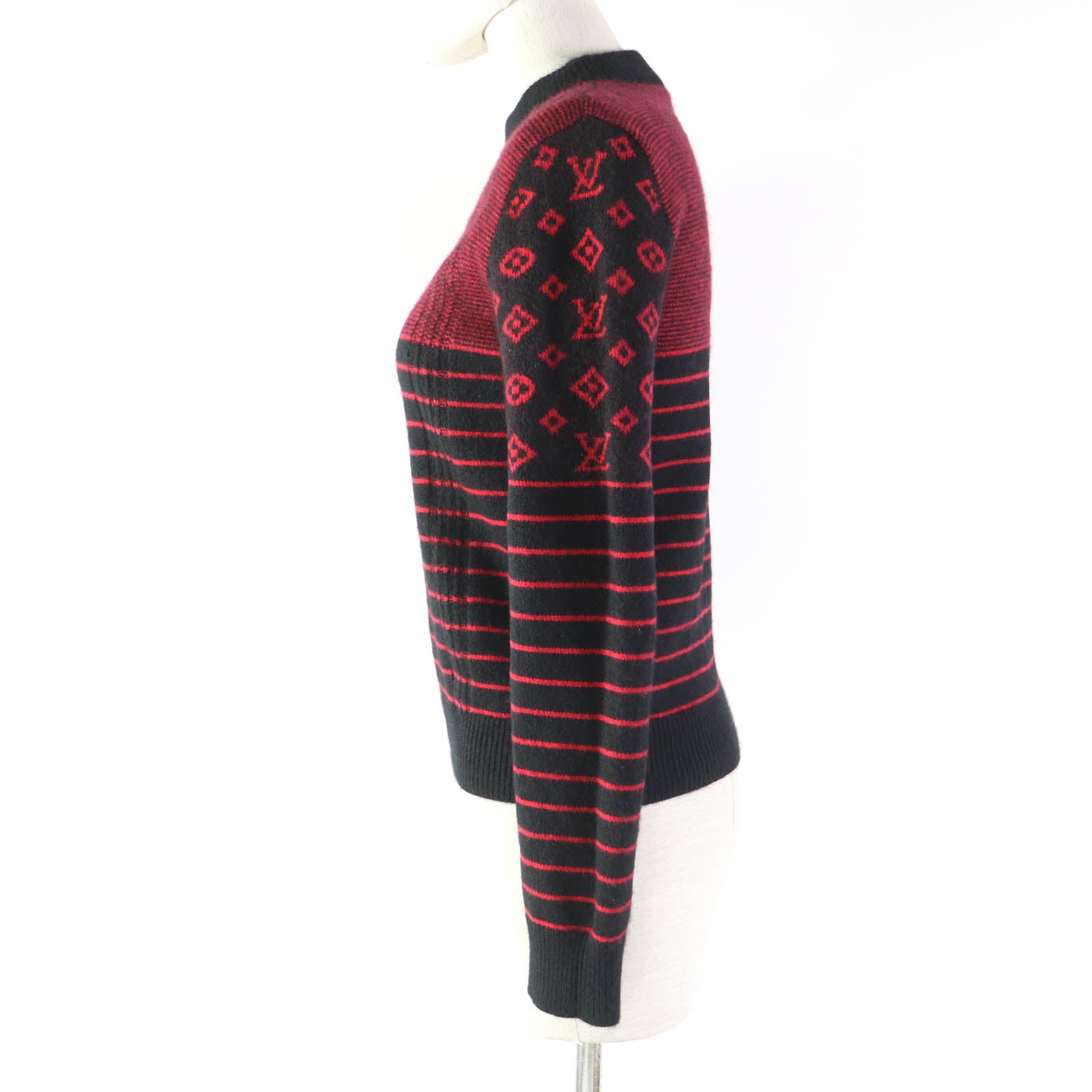 Louis Vuitton Cashmere Wool Monogram Knit Sweater