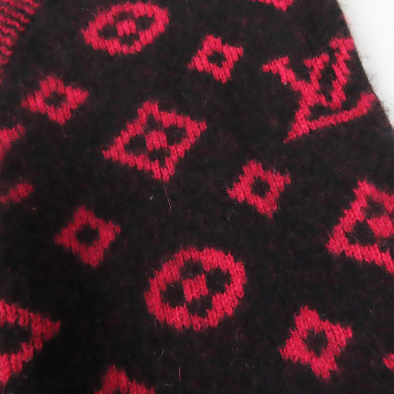 Louis Vuitton Cashmere Wool Monogram Knit Sweater