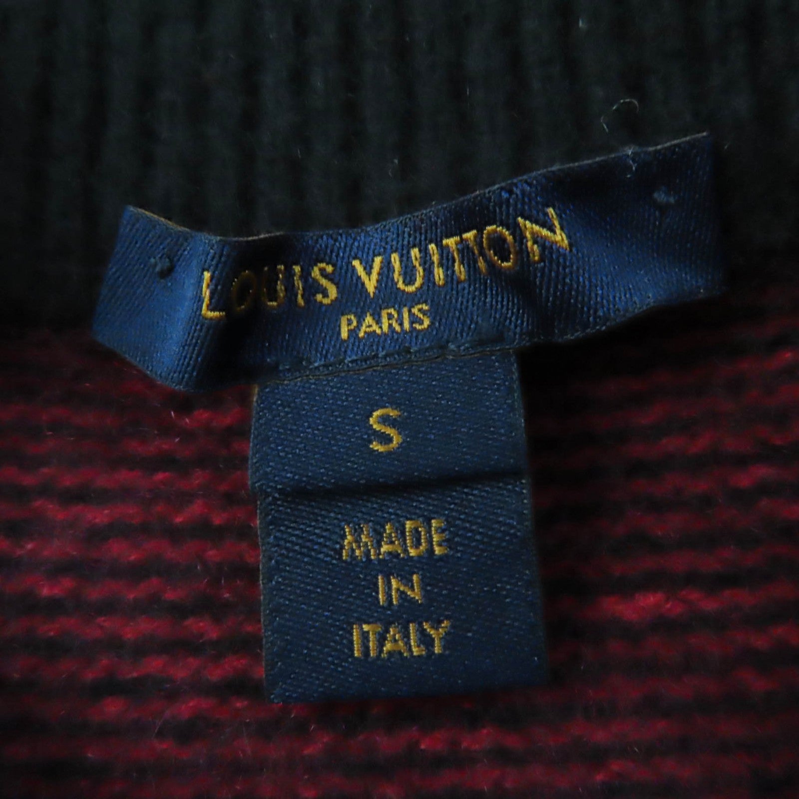 Louis Vuitton Cashmere Wool Monogram Knit Sweater