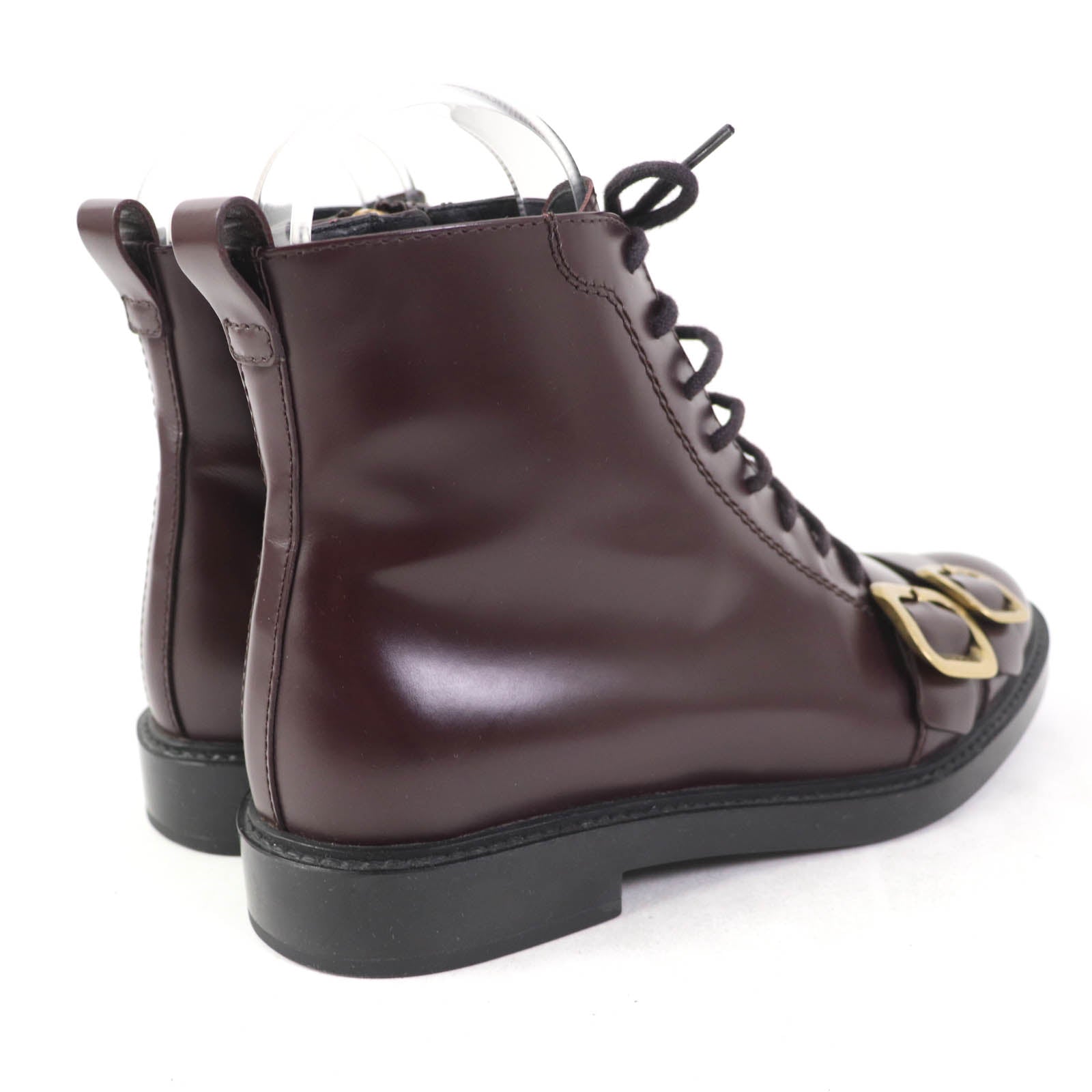 Tod's Leather Lace-up Short Boots Women