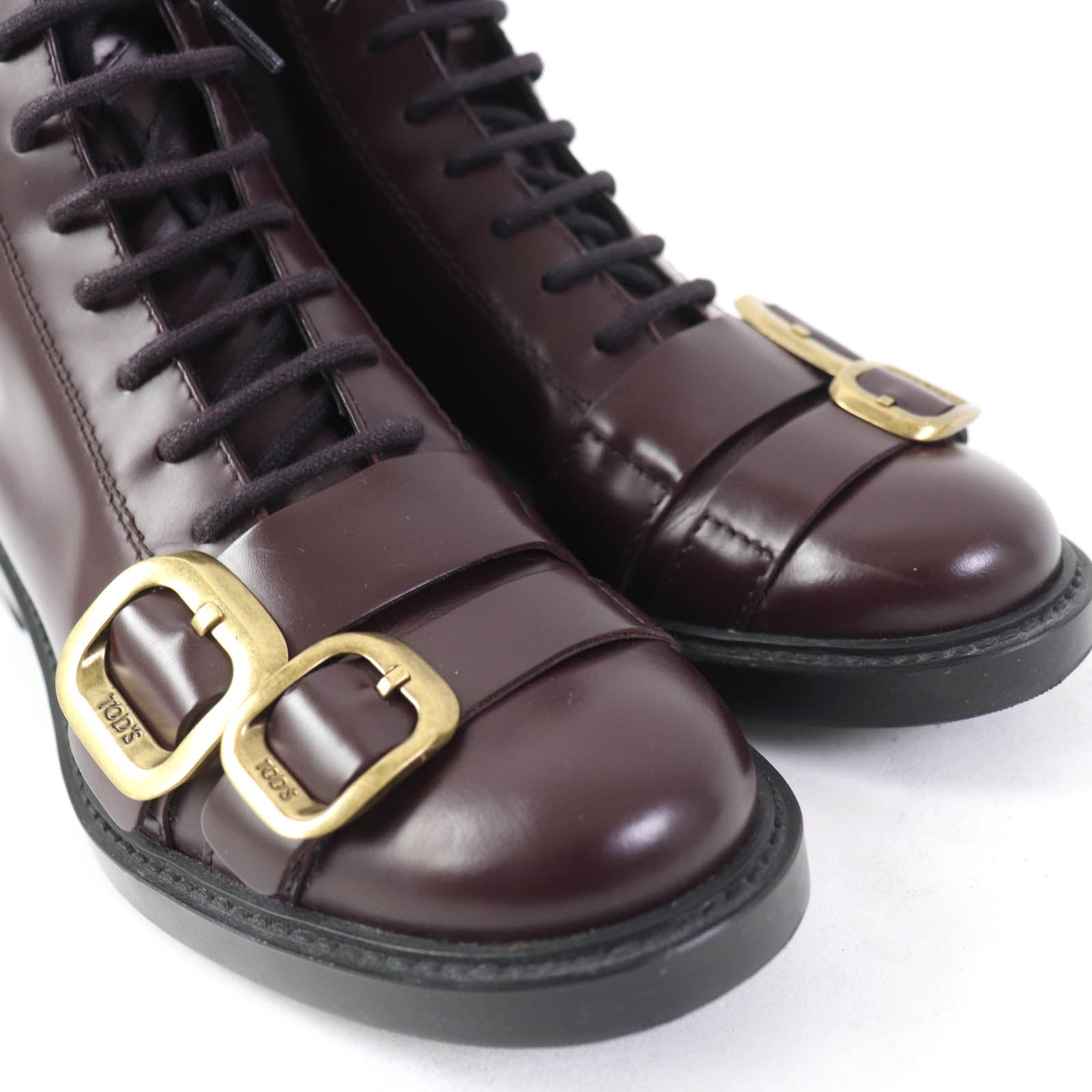 Tod's Leather Lace-up Short Boots Women