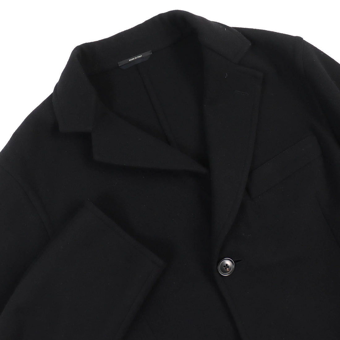 Hermes Cashmere Chester Coat Black 50 Men