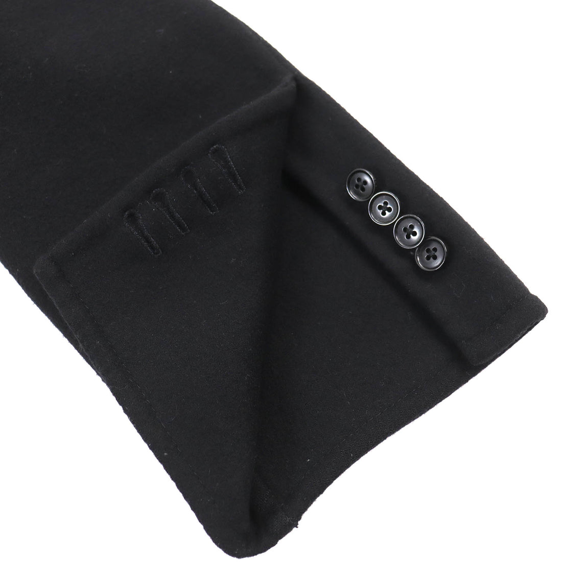 Hermes Cashmere Chester Coat Black 50 Men