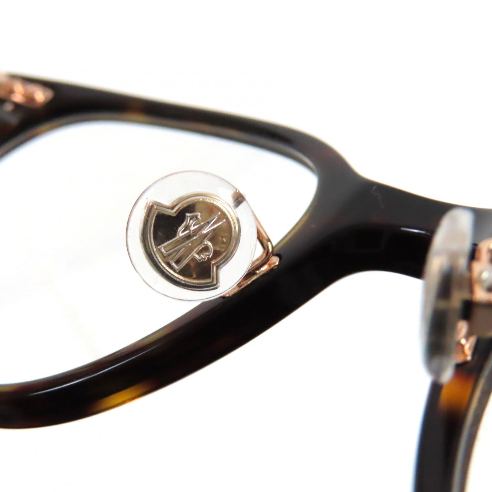 Moncler Logo Metal Marble Glasses