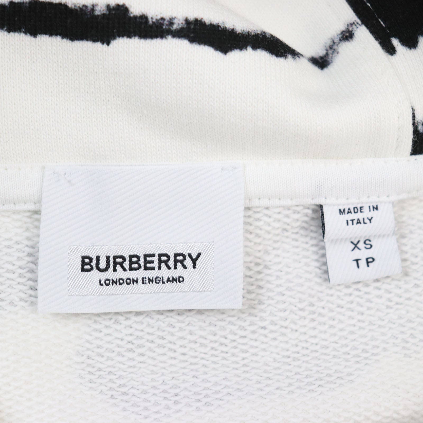 Burberry Watercolour Print Hoodie XS