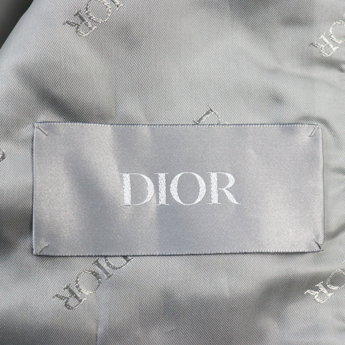 Dior Polyester CD Logo Zip-Up Jacket Grey