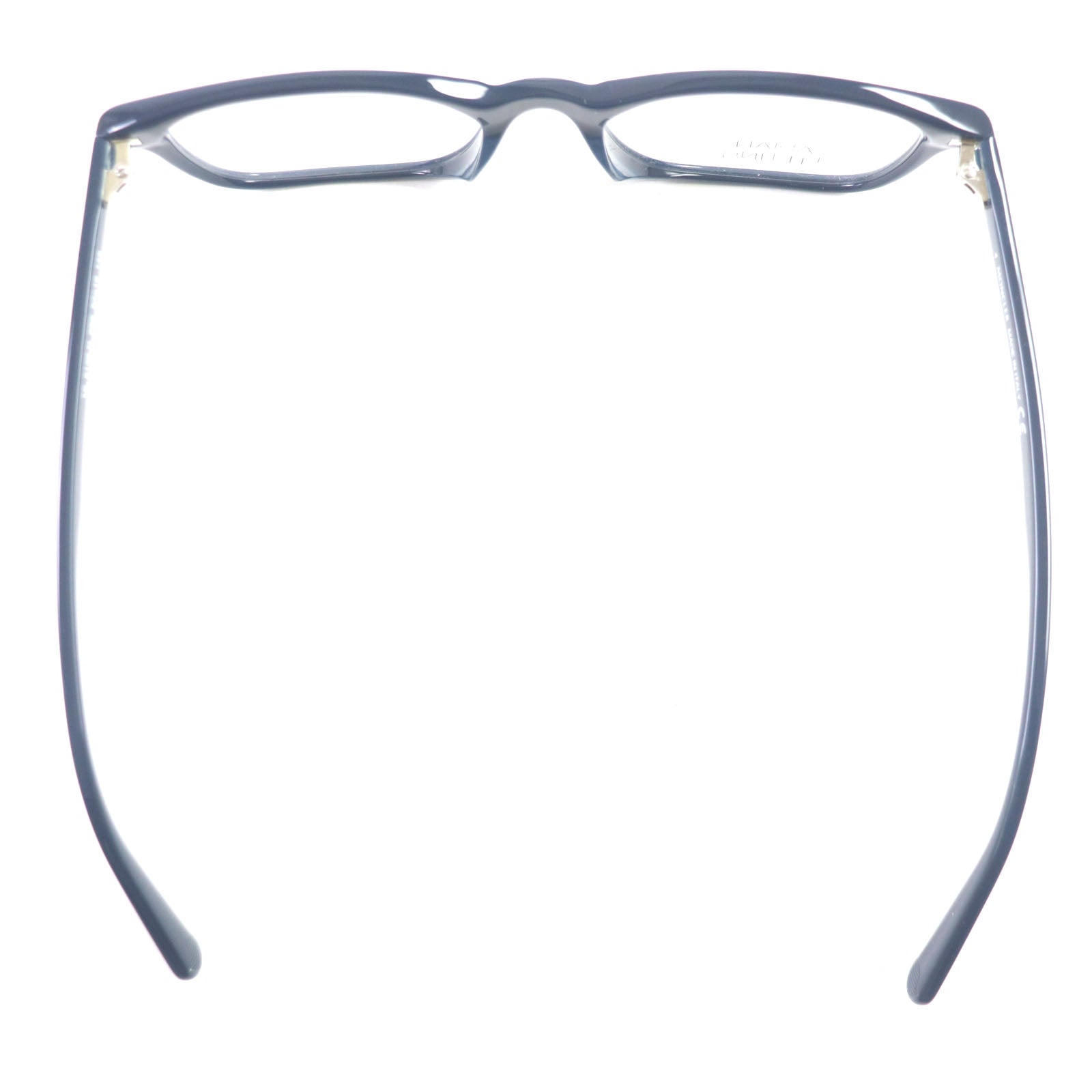 Moncler Logo Square Glasses Eyewear Navy