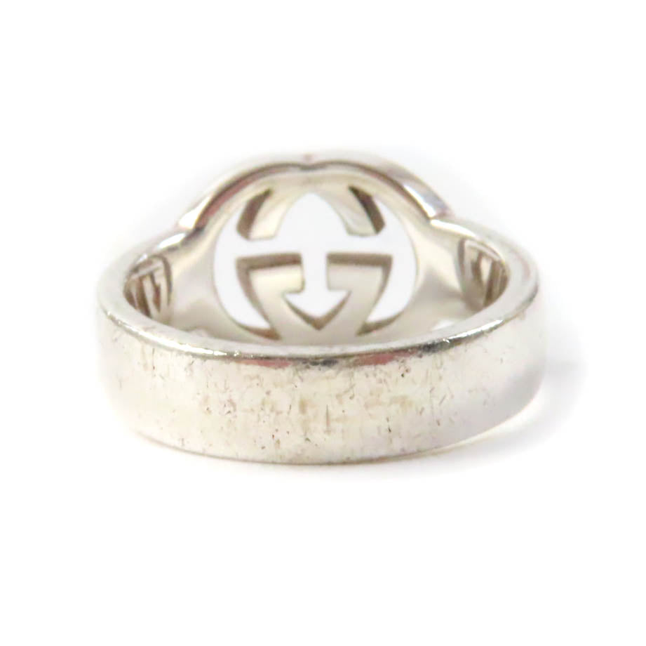 GUCCI Silver Interlocking G Ring