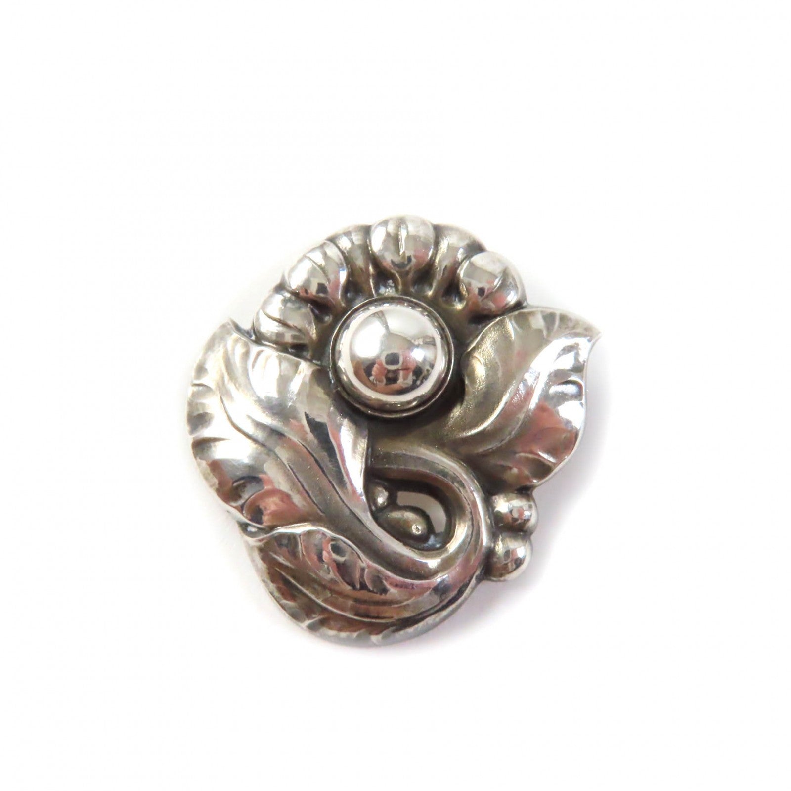 Georg Jensen SV925 Flower Brooch Silver