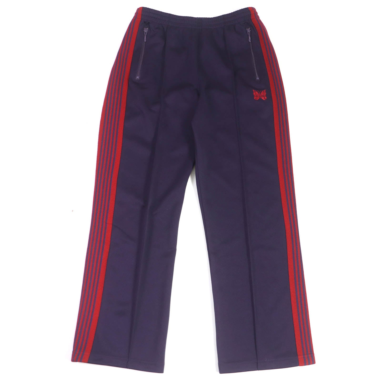 Needles Polyester Logo Embroidery Track Pants Purple S