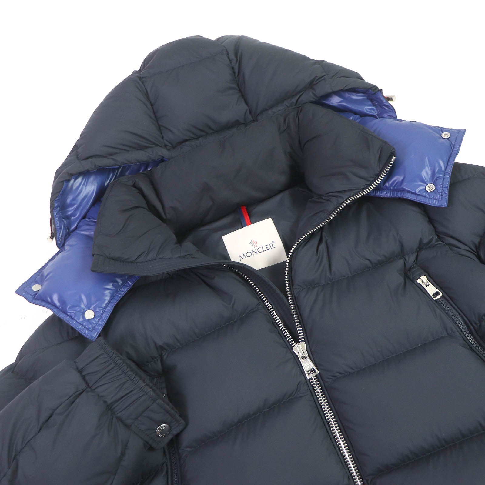 Moncler POIRIER Nylon Down Jacket Navy