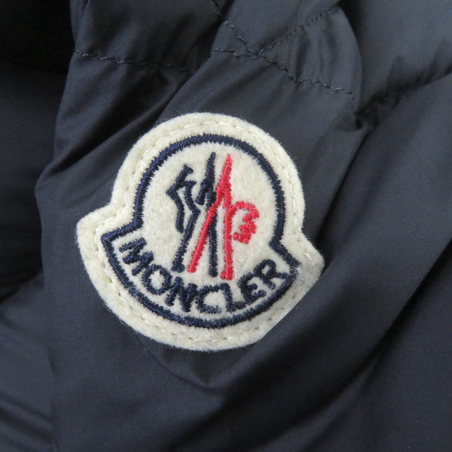 Moncler POIRIER Nylon Down Jacket Navy