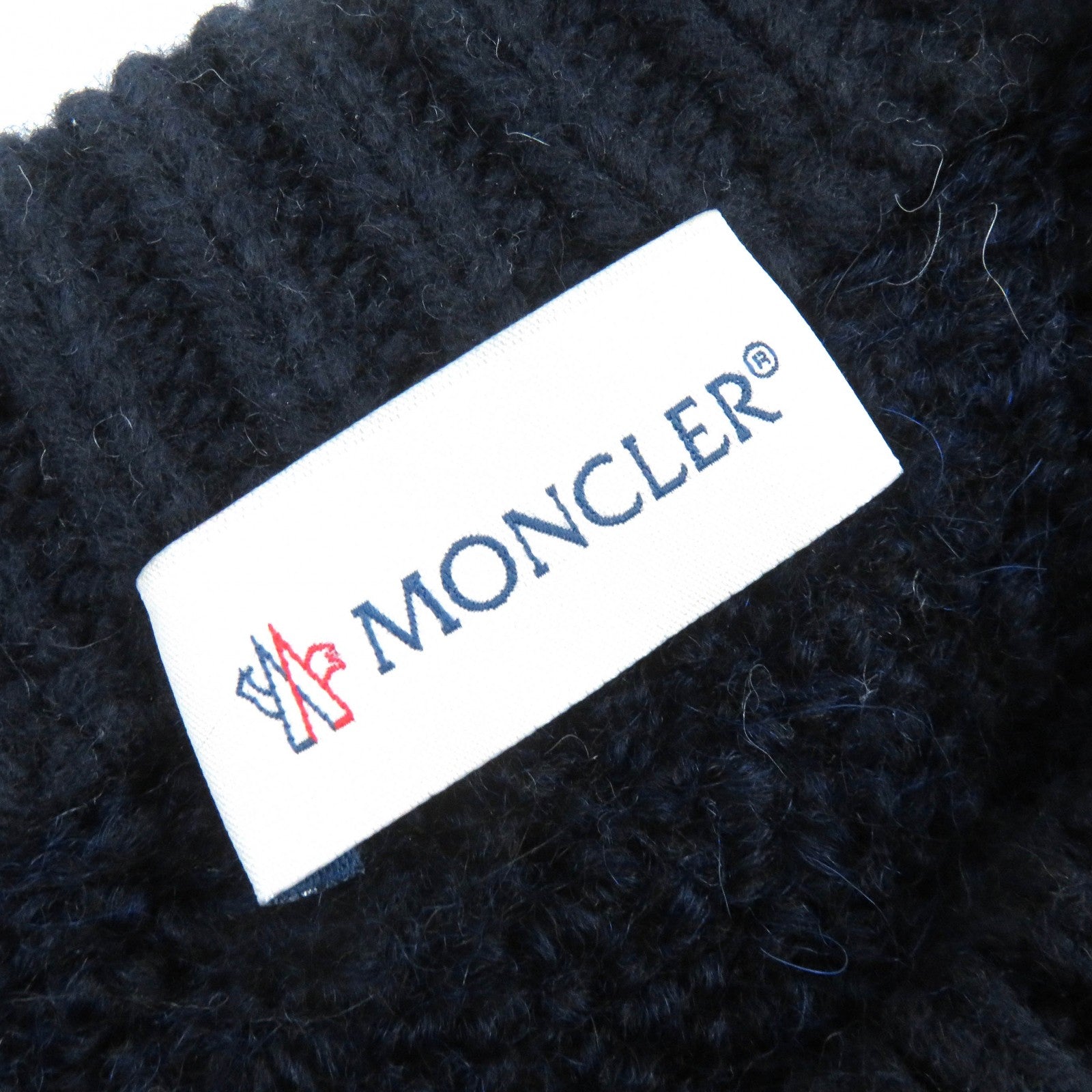 Moncler Alpaca Nylon Sweater XXL Beige Navy Brown