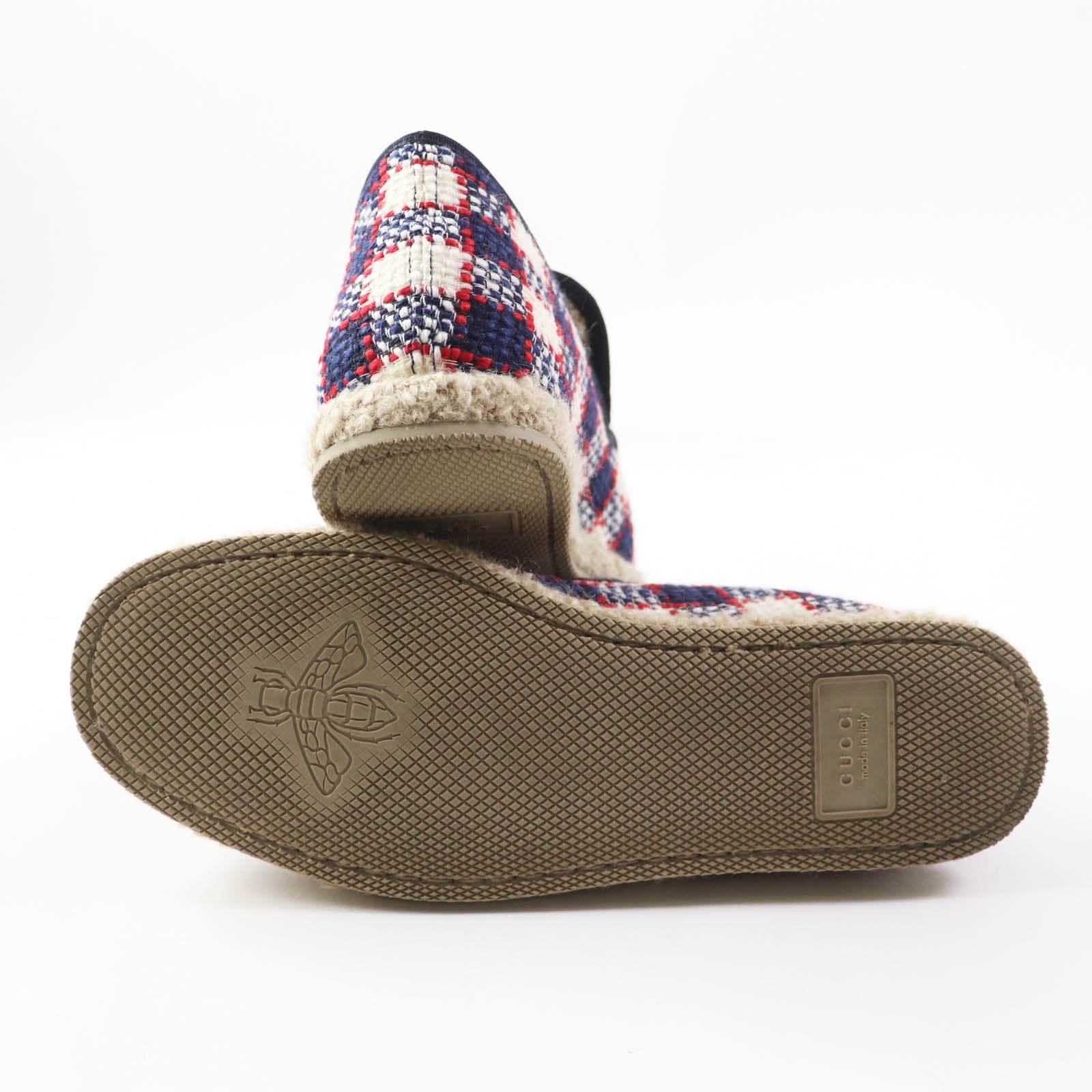 Gucci Horsebit Tweed Loafers 36.5 Women