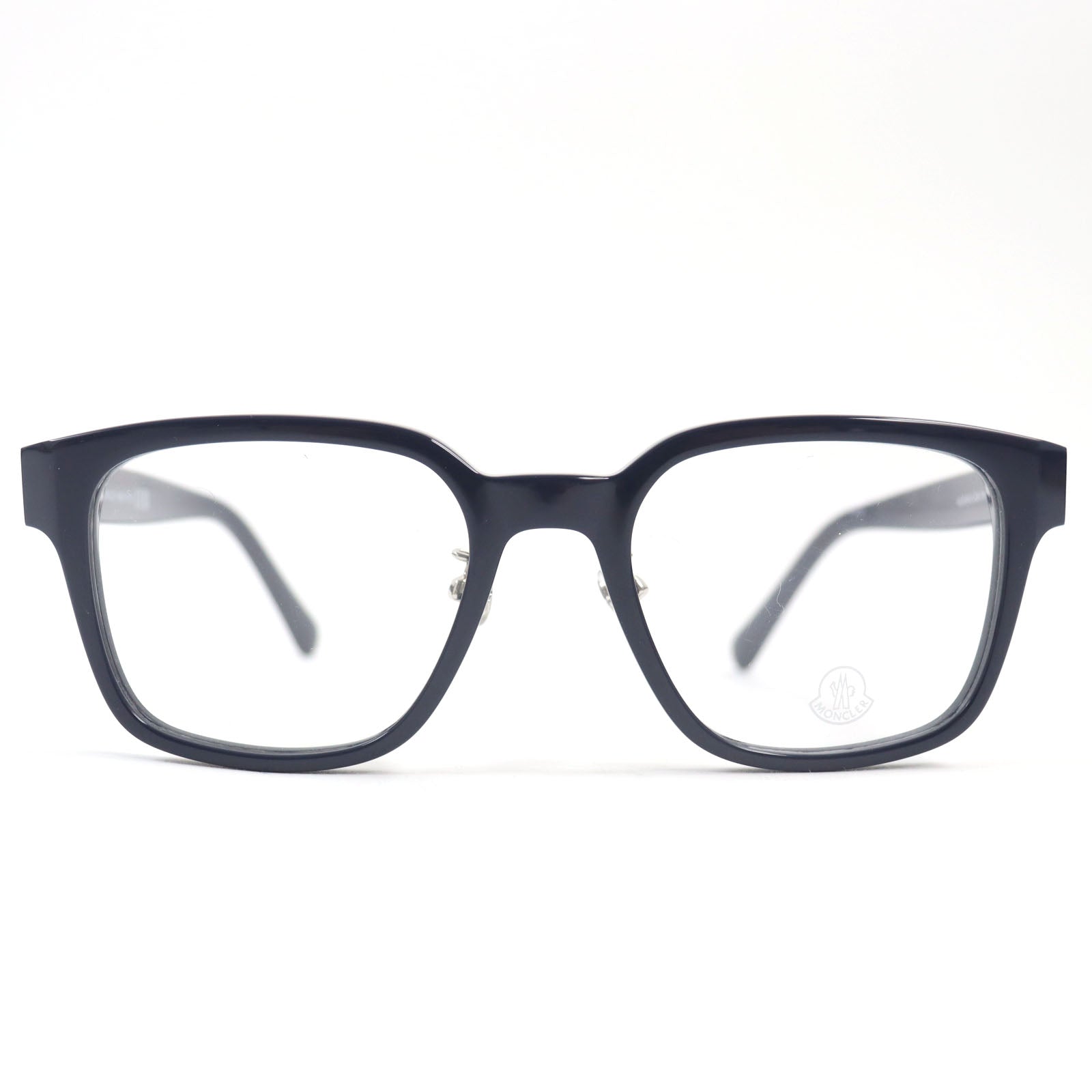 Moncler Square Full Rim Logo Glasses Eyewear