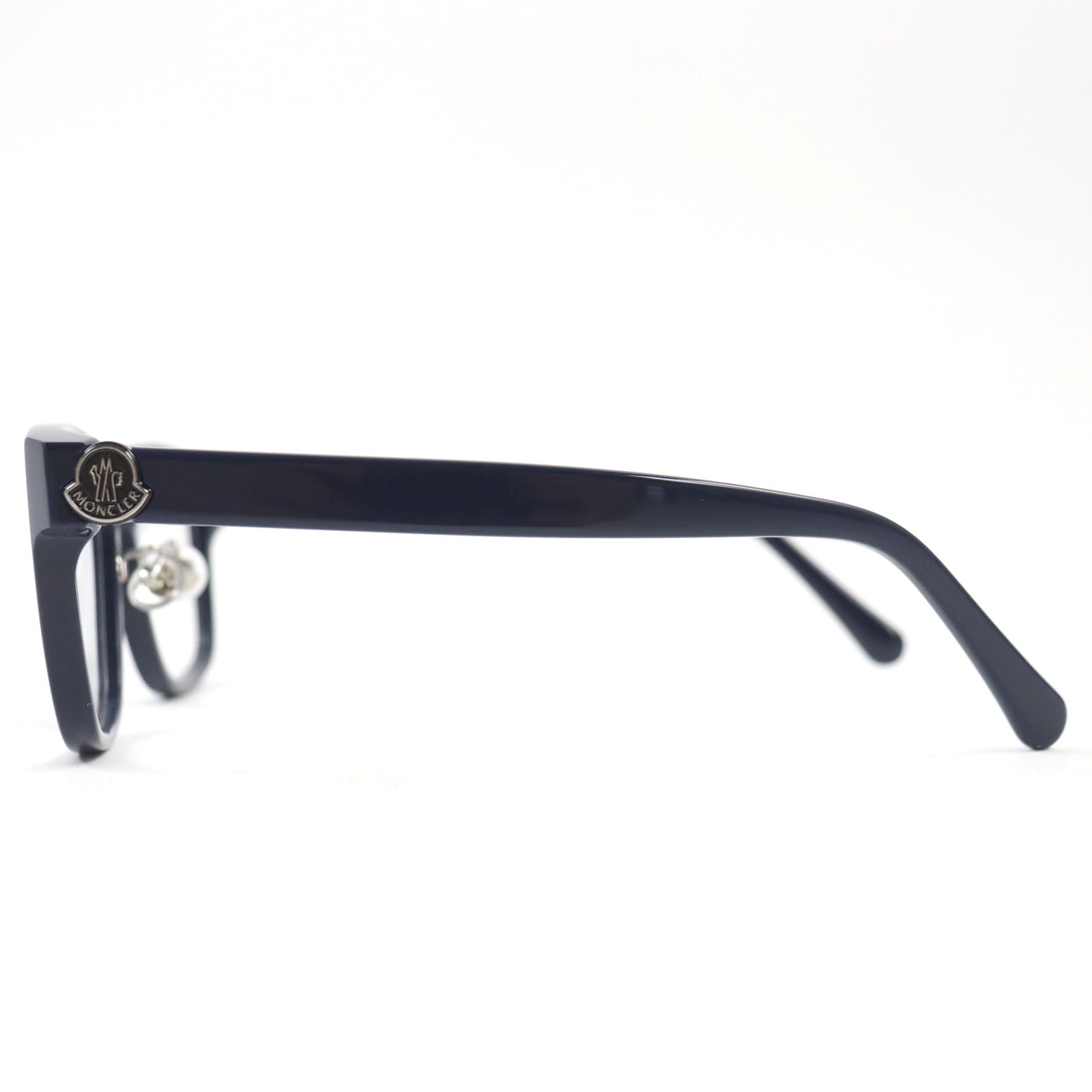 Moncler Square Full Rim Logo Glasses Eyewear