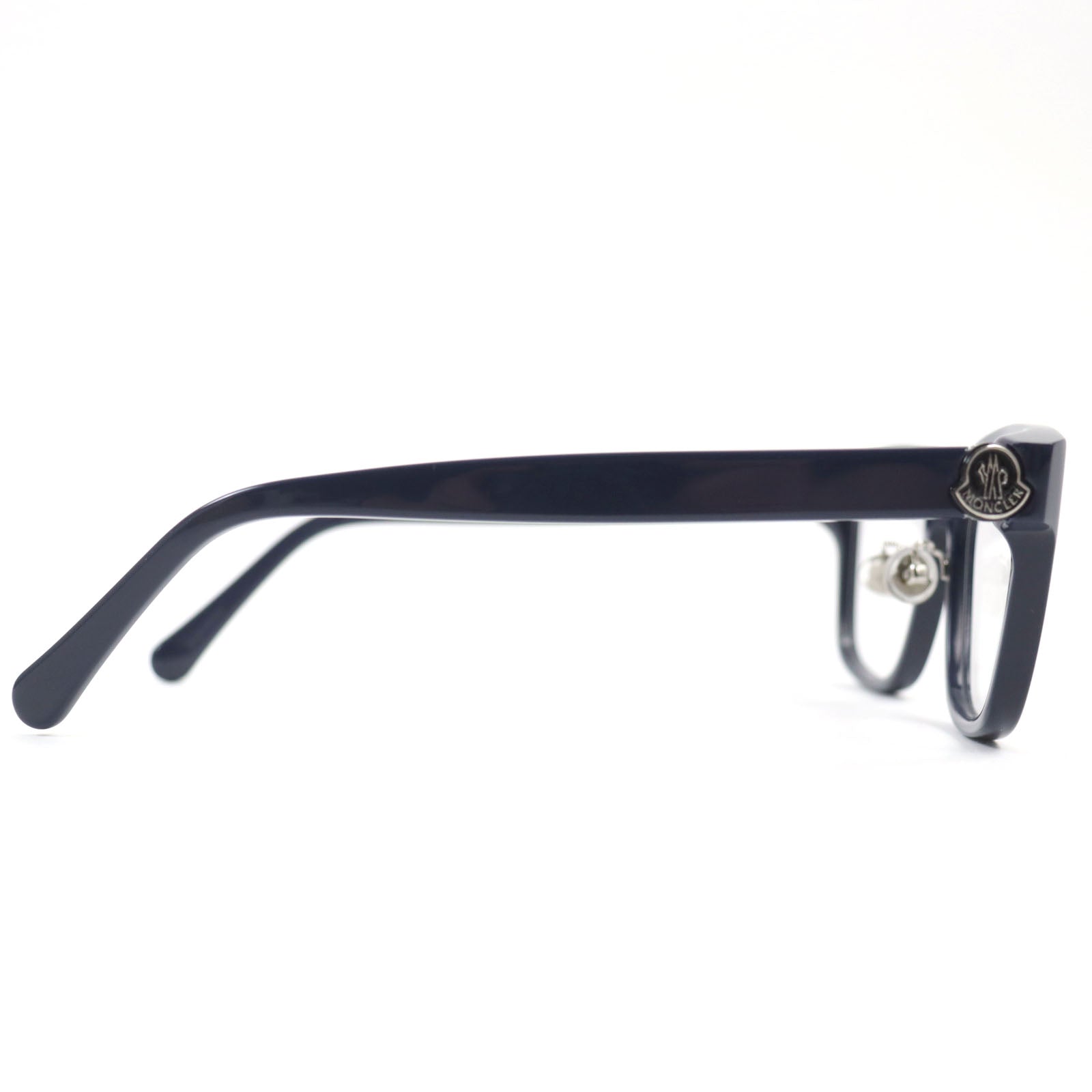 Moncler Square Full Rim Logo Glasses Eyewear